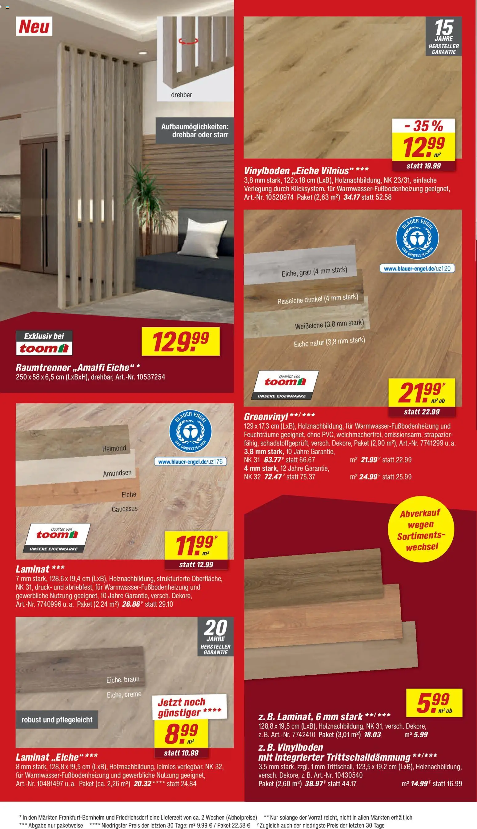 Toom Baumarkt Prospekt 	 – gültig ab 09.05.2026 | Seite: 12