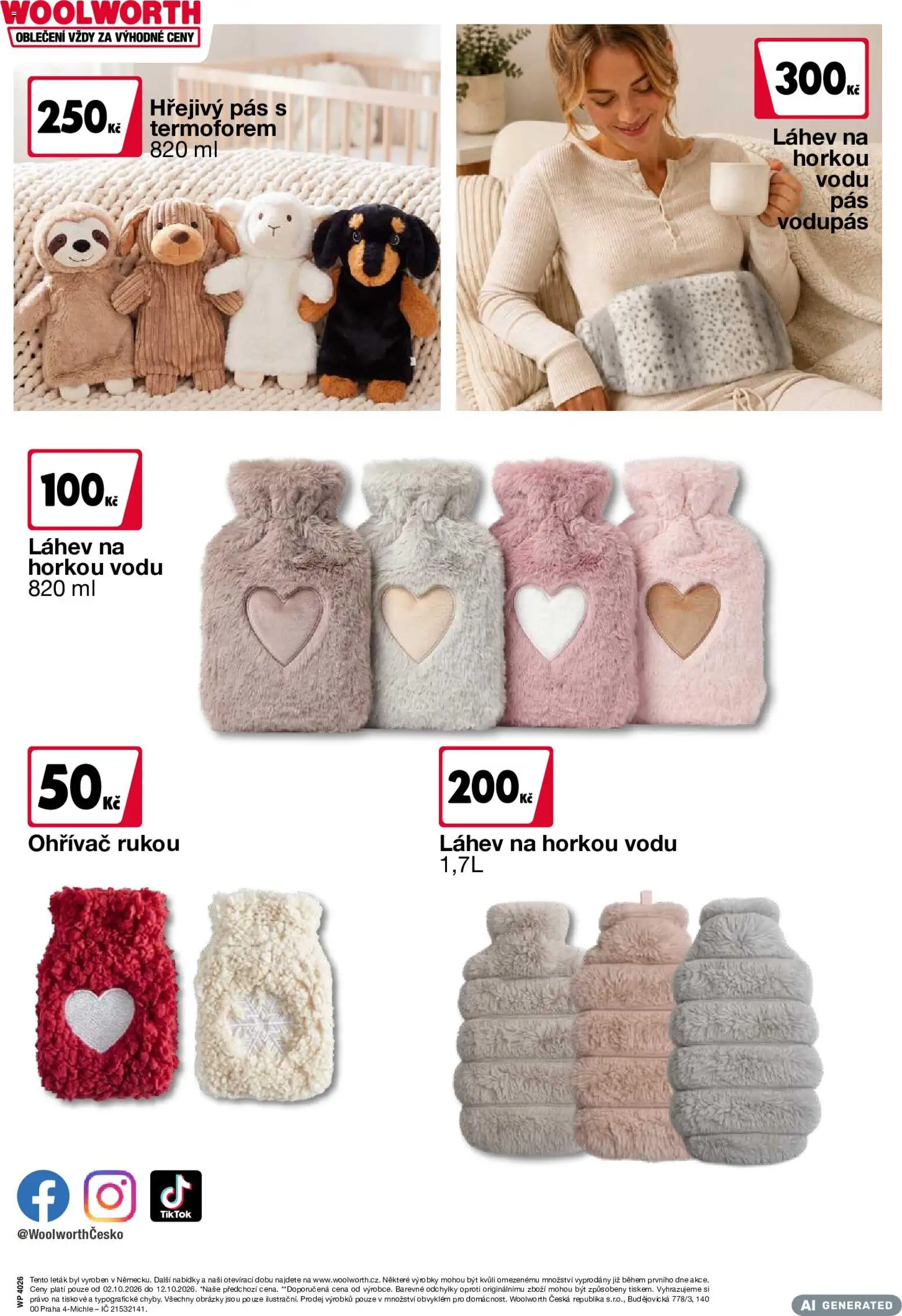 Nové Woolworth akcie – leták je platný od 02.10.2026 | Strana: 31 | Produkty: Pás