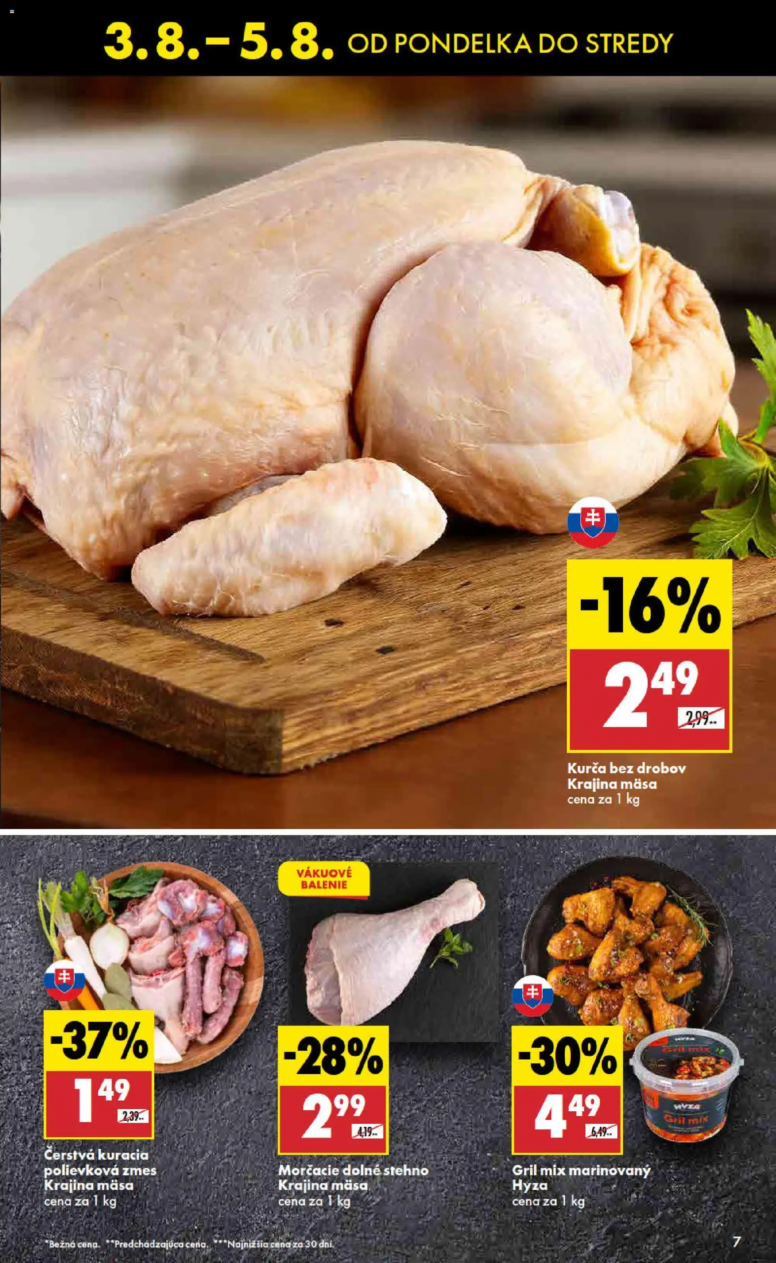 Nové Biedronka akcie – leták je platný od 03.08.2026 | Strana: 7 | Produkty: Gril, Kurča