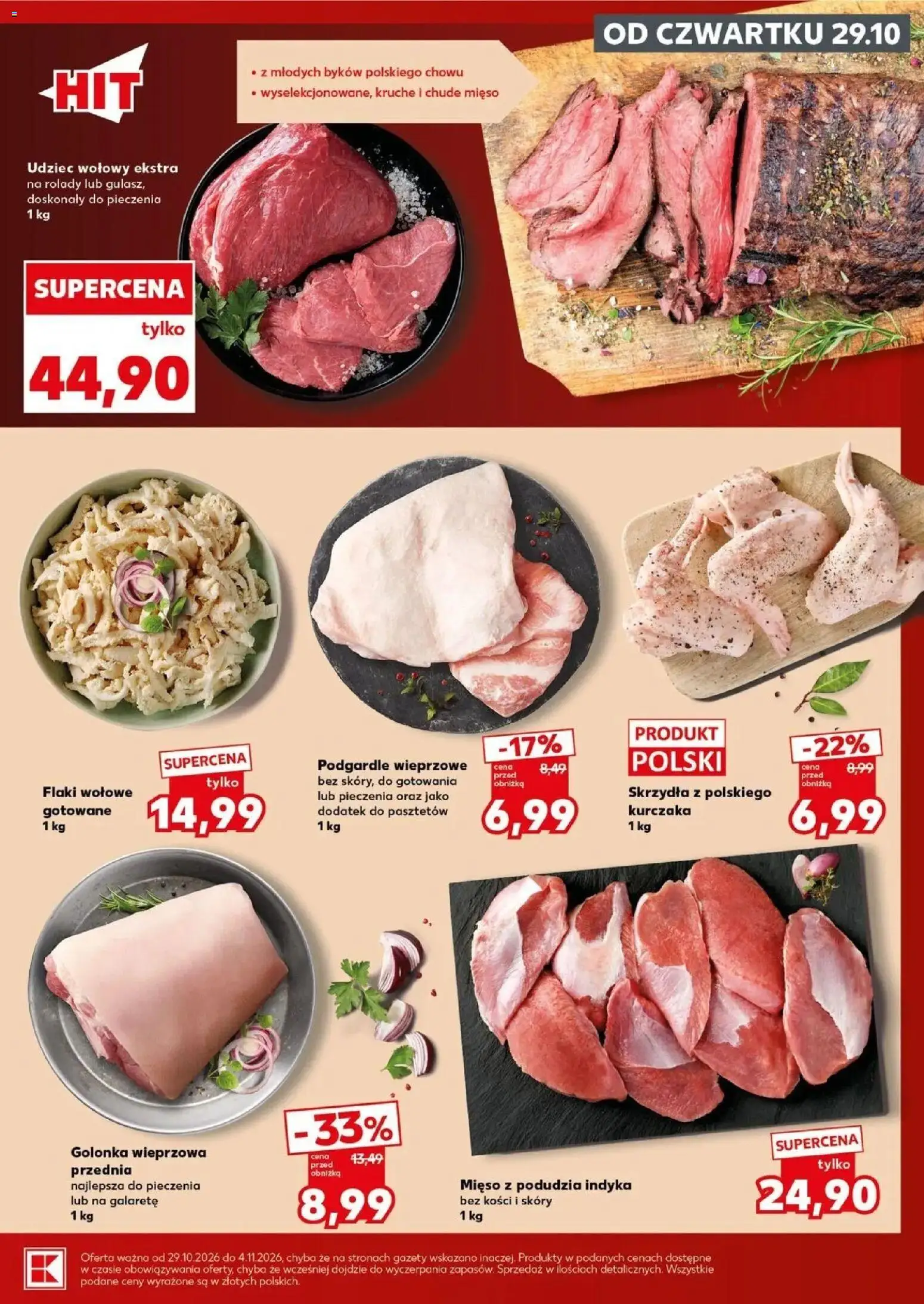 Kaufland gazetka - Super sobota od 31.10.2026 - od jutra PDF | Strona: 13 | Produkty: Golonka wieprzowa, Gazety, Flaki, Gulasz