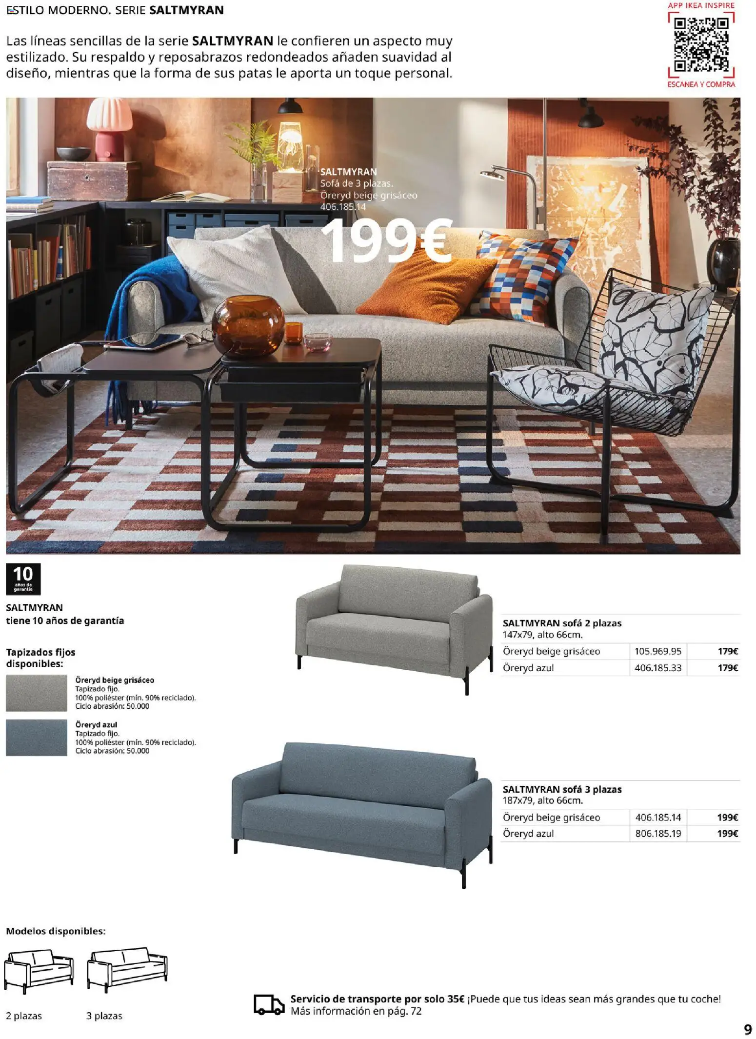 IKEA - Sofás │ válido desde el 28/09/2026 | Página: 9 | Productos: Sofá