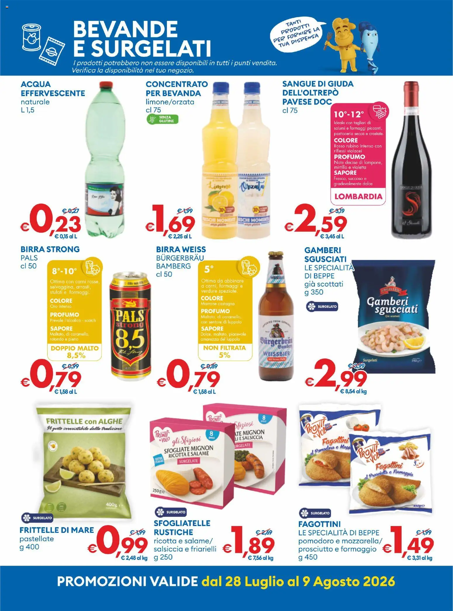 Volantino MD Discount del 28/07/2026 | Pagina: 18 | Prodotti: Salame, Gamberi, Limone, Profumo