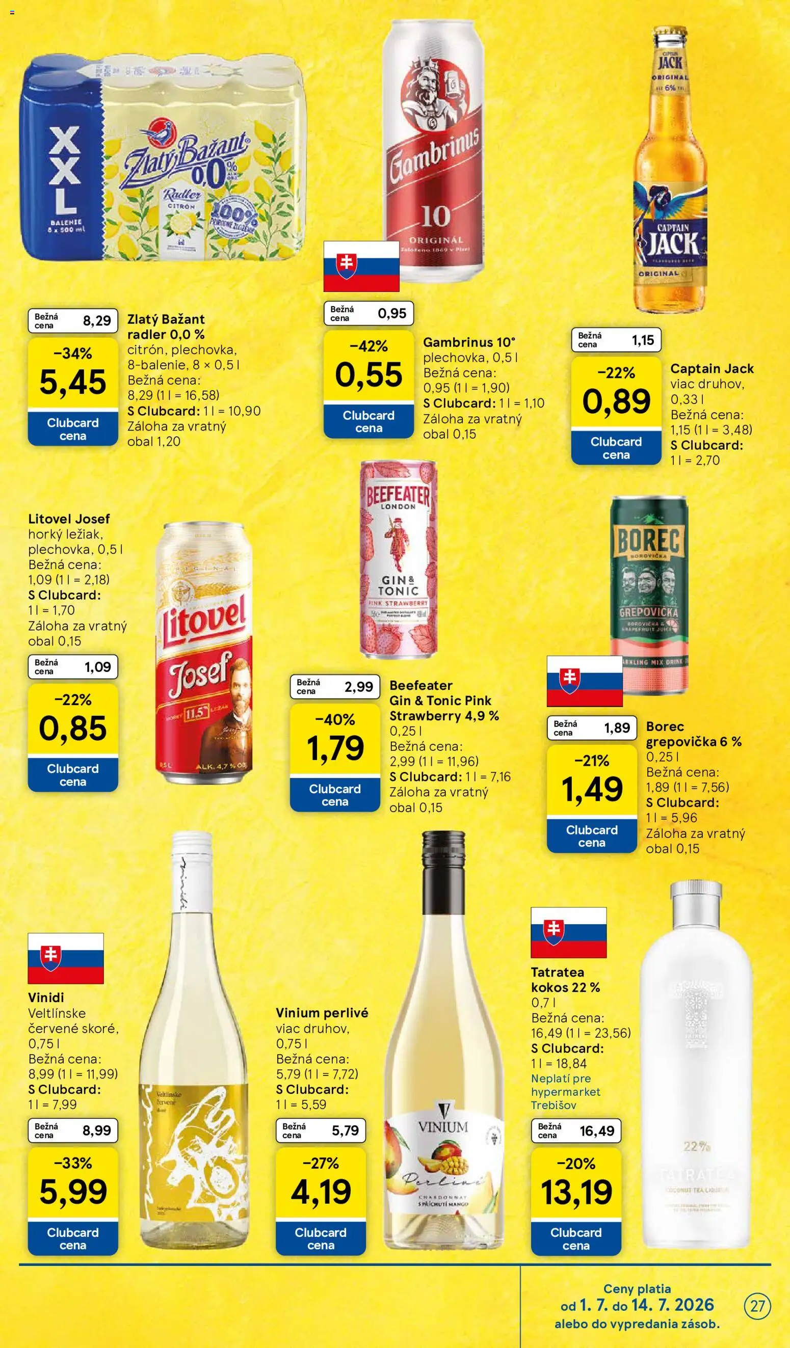 Nové Tesco akcie – leták je platný od 01.07.2026 | Strana: 27