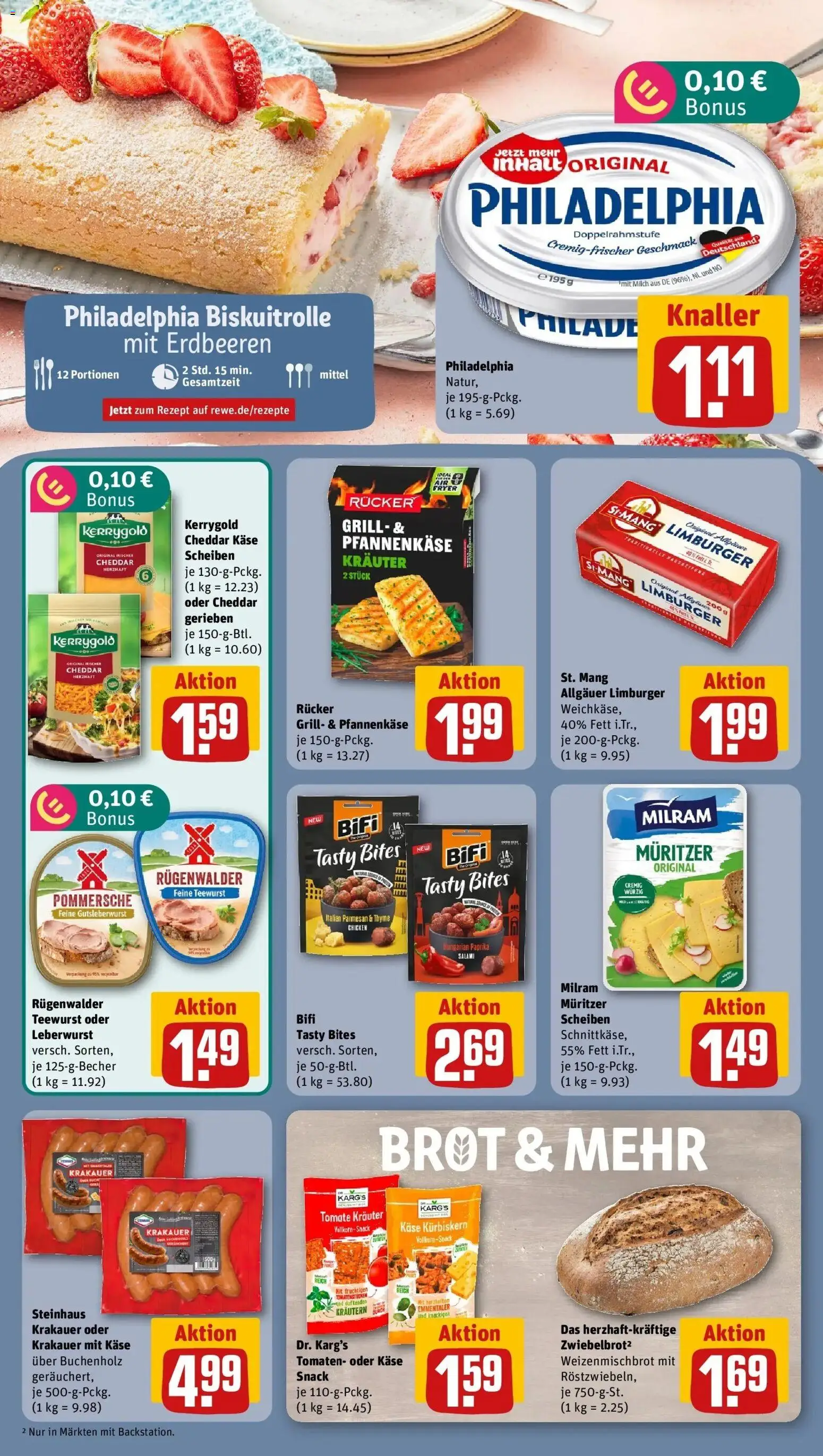 Rewe Prospekt Berlin / Tiergarten – gültig ab 13.07.2026 | Seite: 12 | Produkte: Philadelphia, Tomaten, Paprika, Milram
