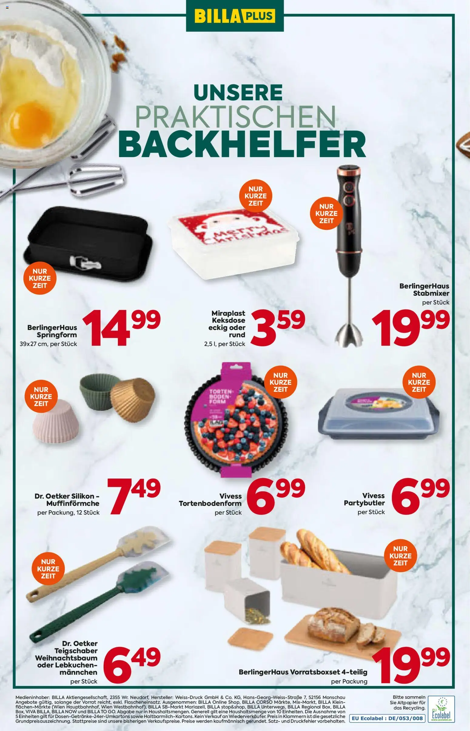 Billa AT akciós ujság - amely érvényes a következő dátumtól: 2026.10.22. | Oldal: 20 | Termékek: Dr. Oetker