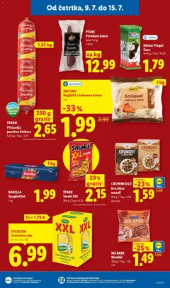 Lidl katalog akcije – veljaven od 09.07.2026 | Stran: 7 | Izdelki: Mandlji, Rogljički, Muesli, Olje