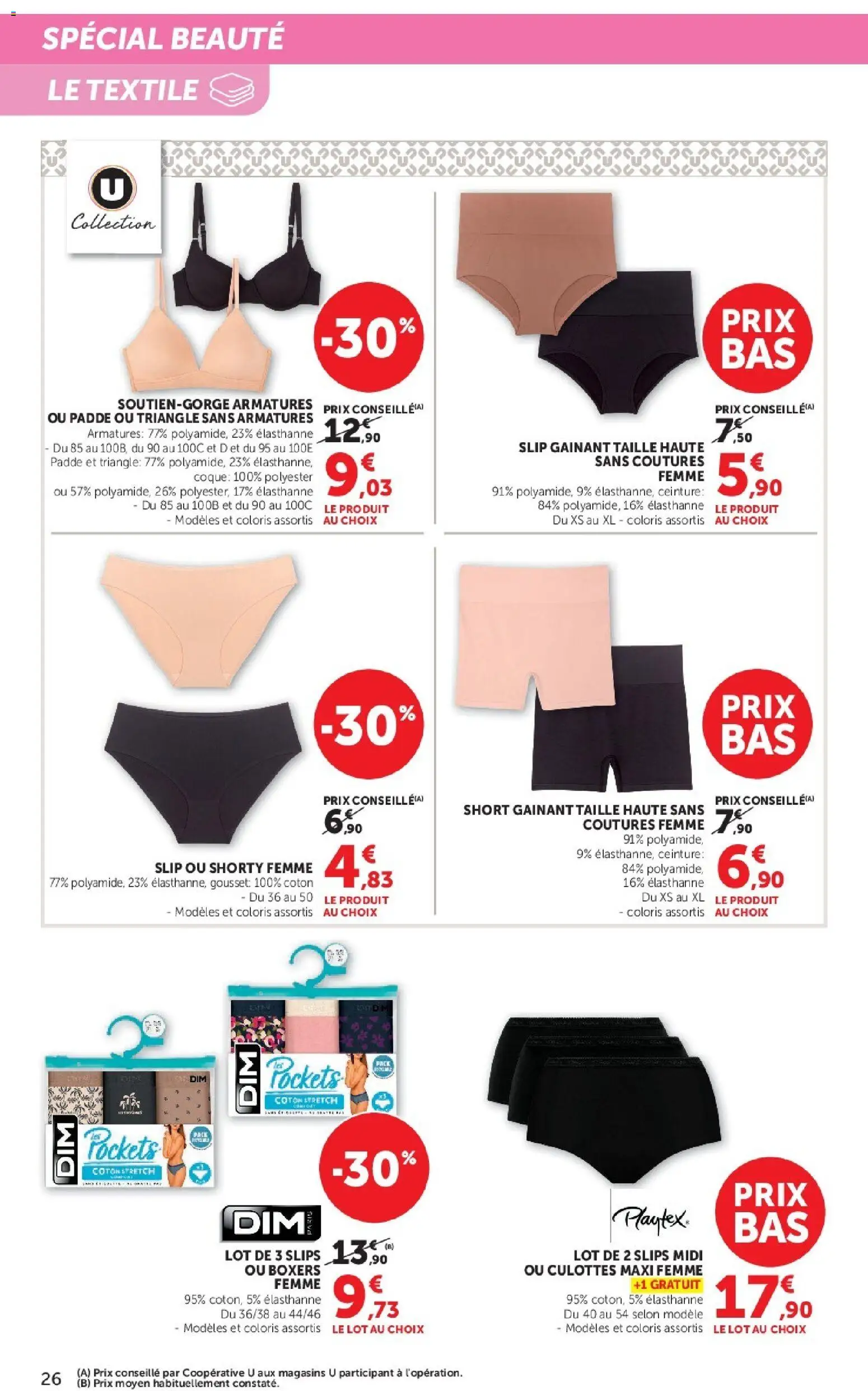 {H1} | Page: 26 | Produits: Ceinture, Coton, Boxers, Slips