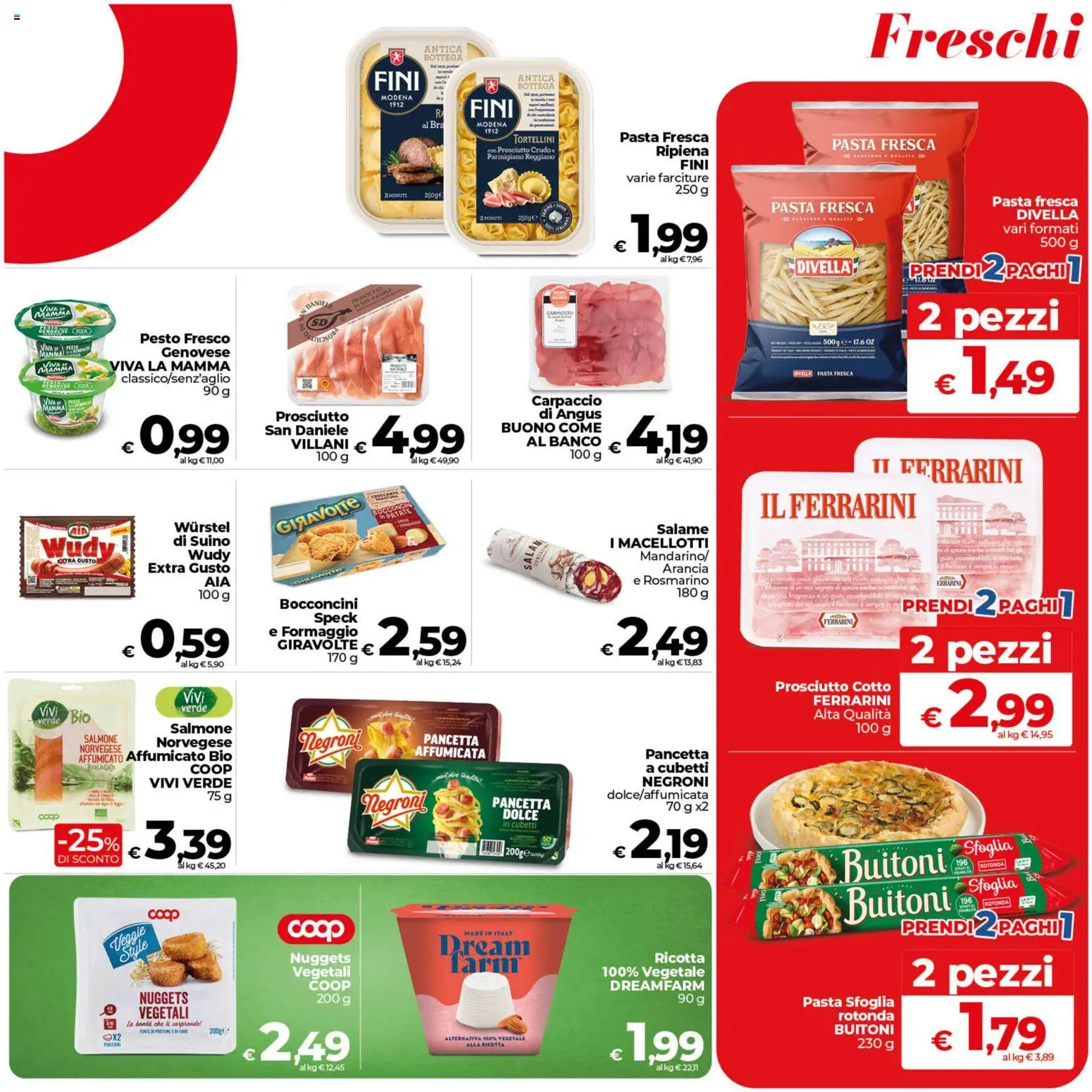 Volantino COOP del 09.06.2026 | Pagina: 11 | Prodotti: Speck, Prosciutto Crudo, Prosciutto Cotto, Suino