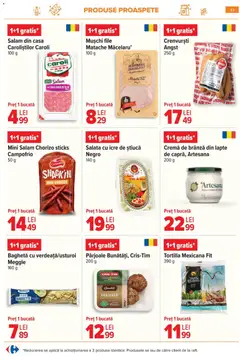 Ofertele Carrefour valabile de la 20.05.2026 | Pagină: 14 | Produse: Brânză, Cremă, Salam, Cremă de brânză