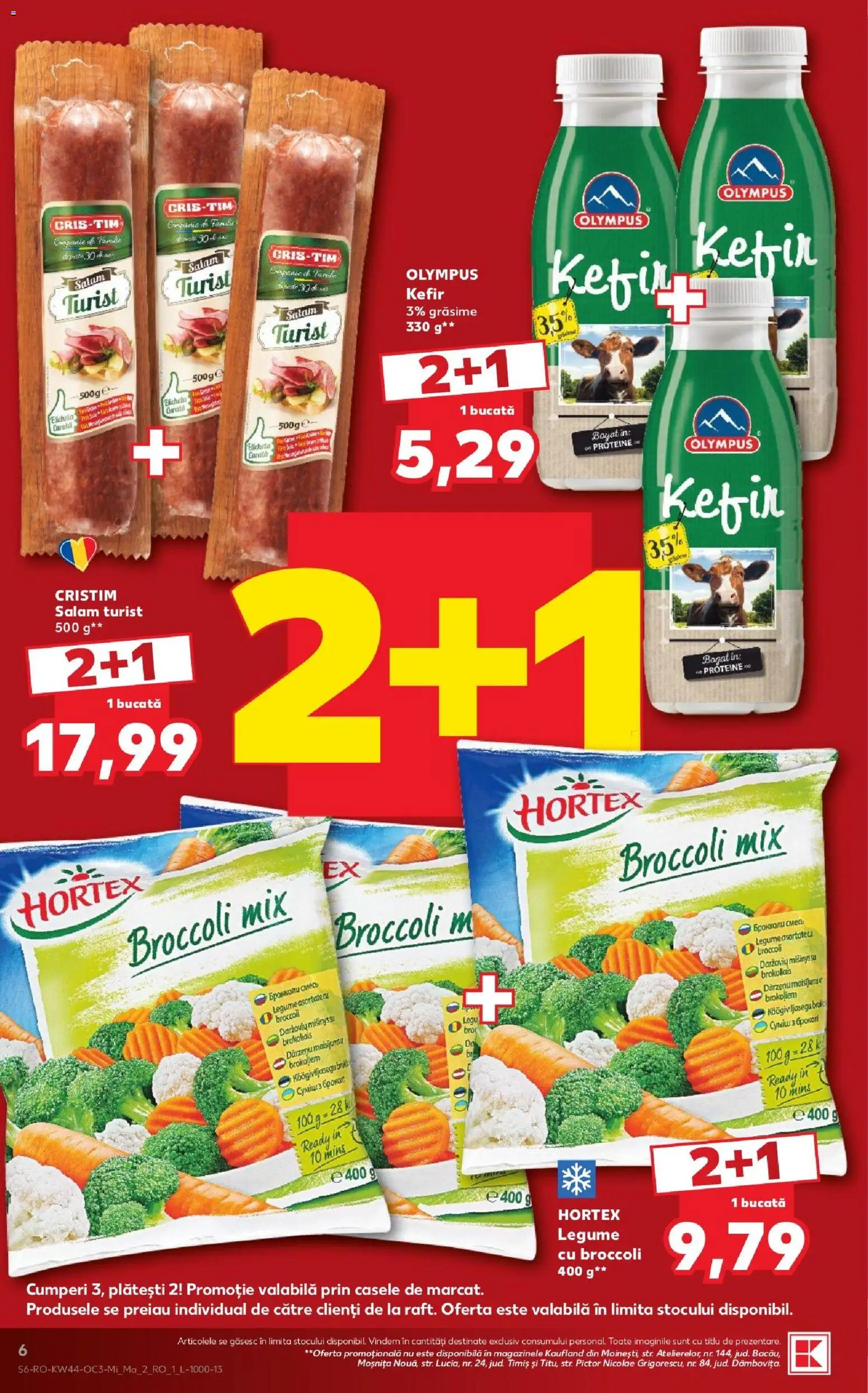 Kaufland RO akciós ujság - amely érvényes a következő dátumtól: 2026.10.28. | Oldal: 6 | Termékek: Kefir