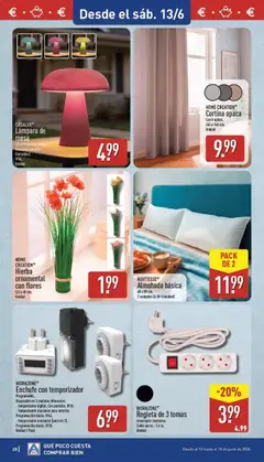 Vista previa Lámpara de mesa, Luz LED blanco cálido. Funciona con pilas (incluidas). IP44. Unidad. válido desde el 08.06.2026 | Página: 28