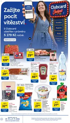 Náhled letáku Tesco Mleté hovězí maso, 500 g, max. 20 % tuku, ochranná atmosféra od 29.10.2026 | Strana: 24