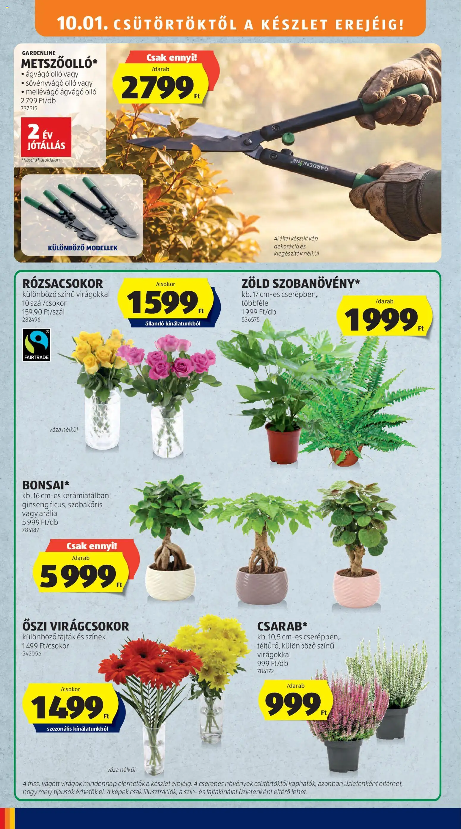 Aldi akciós ujság - amely érvényes a következő dátumtól: 2026.10.01. | Oldal: 40