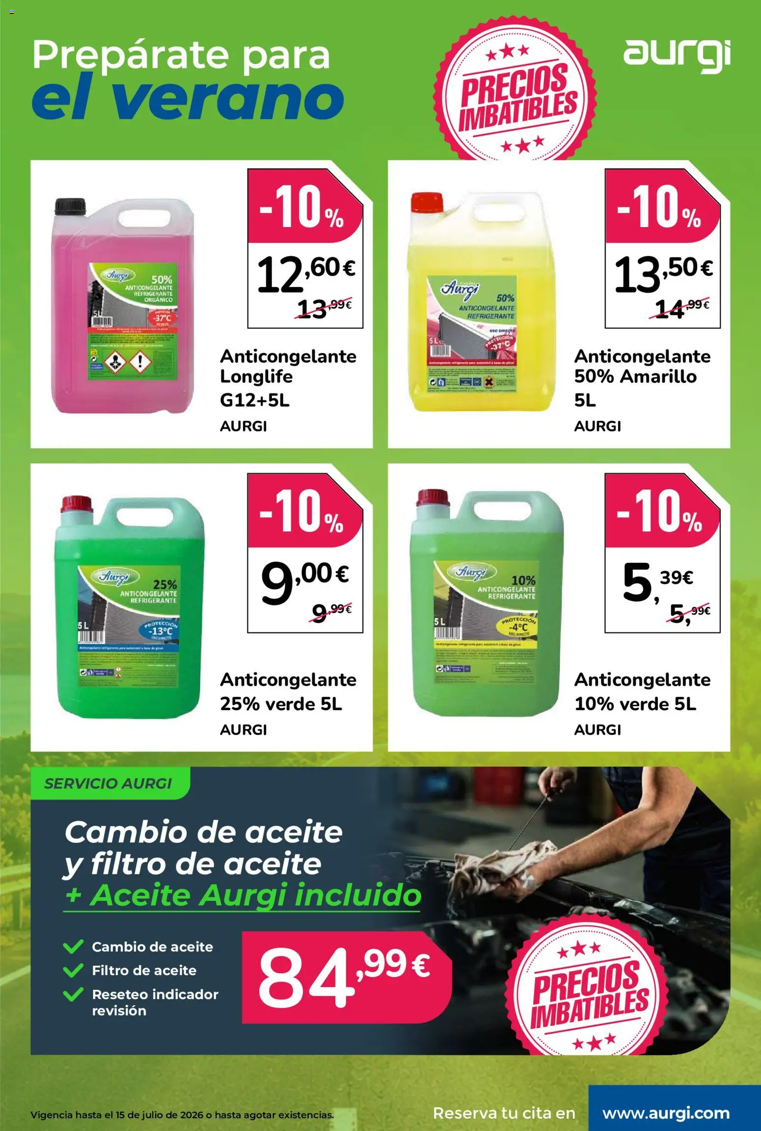 Aurgi folleto │ válido desde el 01/07/2026 | Página: 5 | Productos: Aceite
