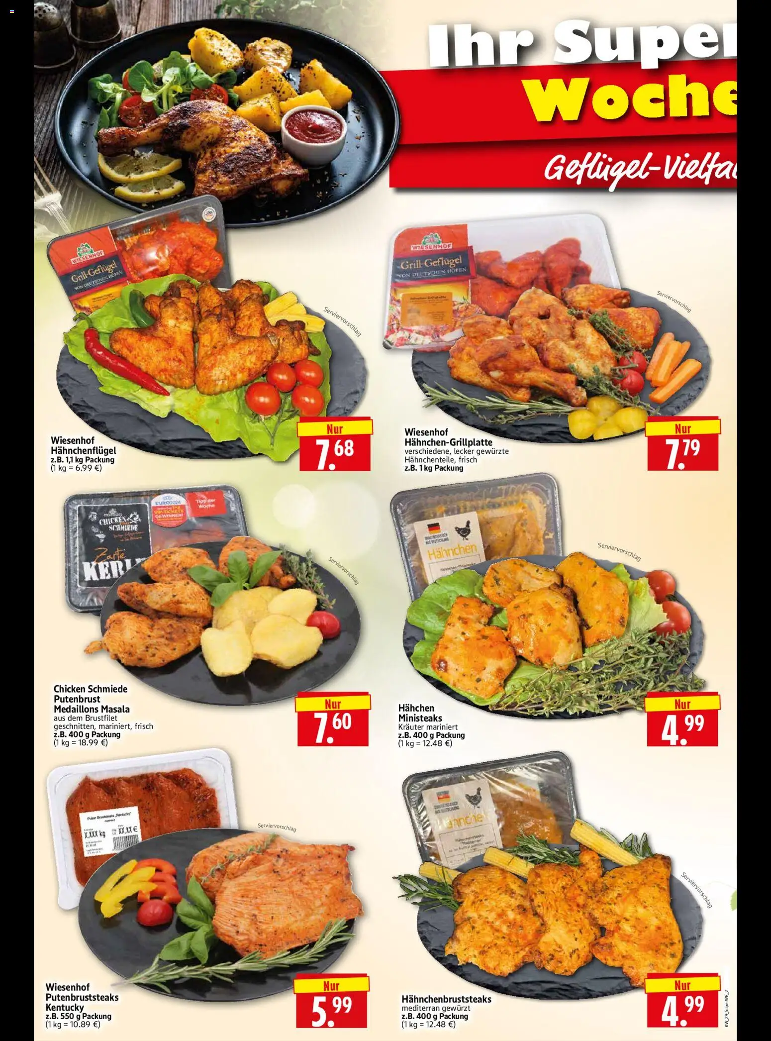 HERKULES Sonderbeilage – gültig ab 16.07.2026 | Seite: 2 | Produkte: Hahnchen
