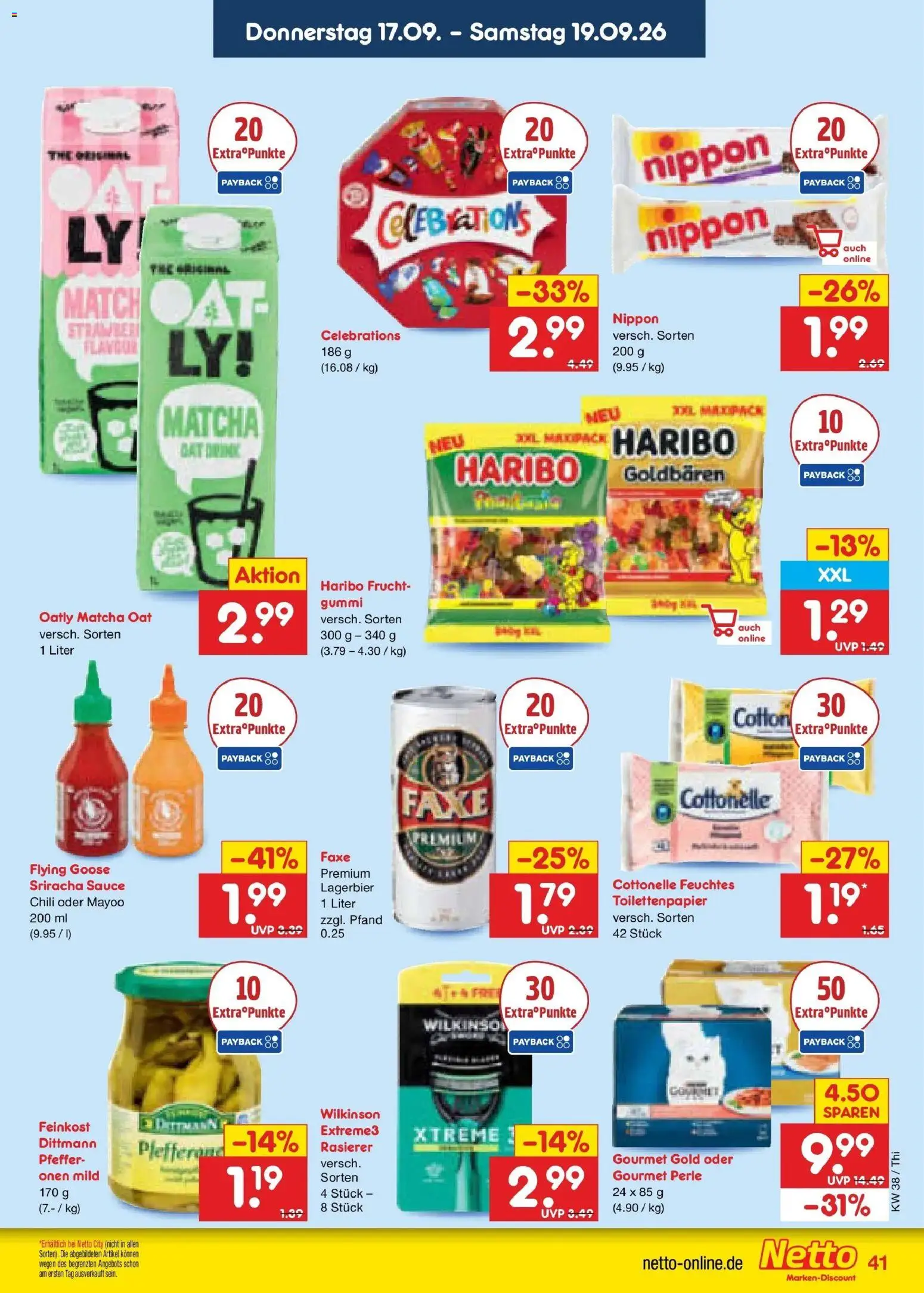 Netto Marken-Discount Prospekt Pirna – gültig ab 14.09.2026 | Seite: 55 | Produkte: Rasierer, Haribo, Chili, Toilettenpapier