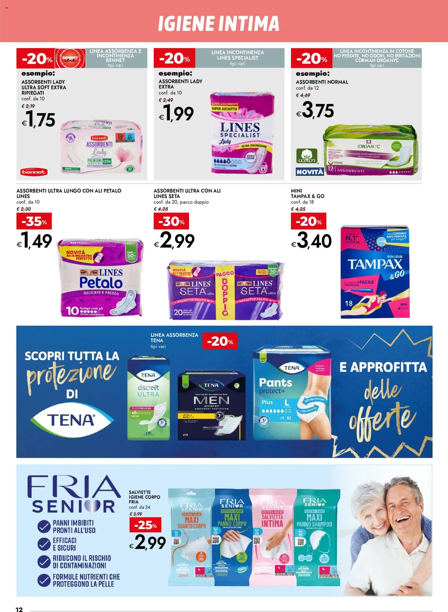 Volantino bennet del 23/07/2026 | Pagina: 12 | Prodotti: Shampoo