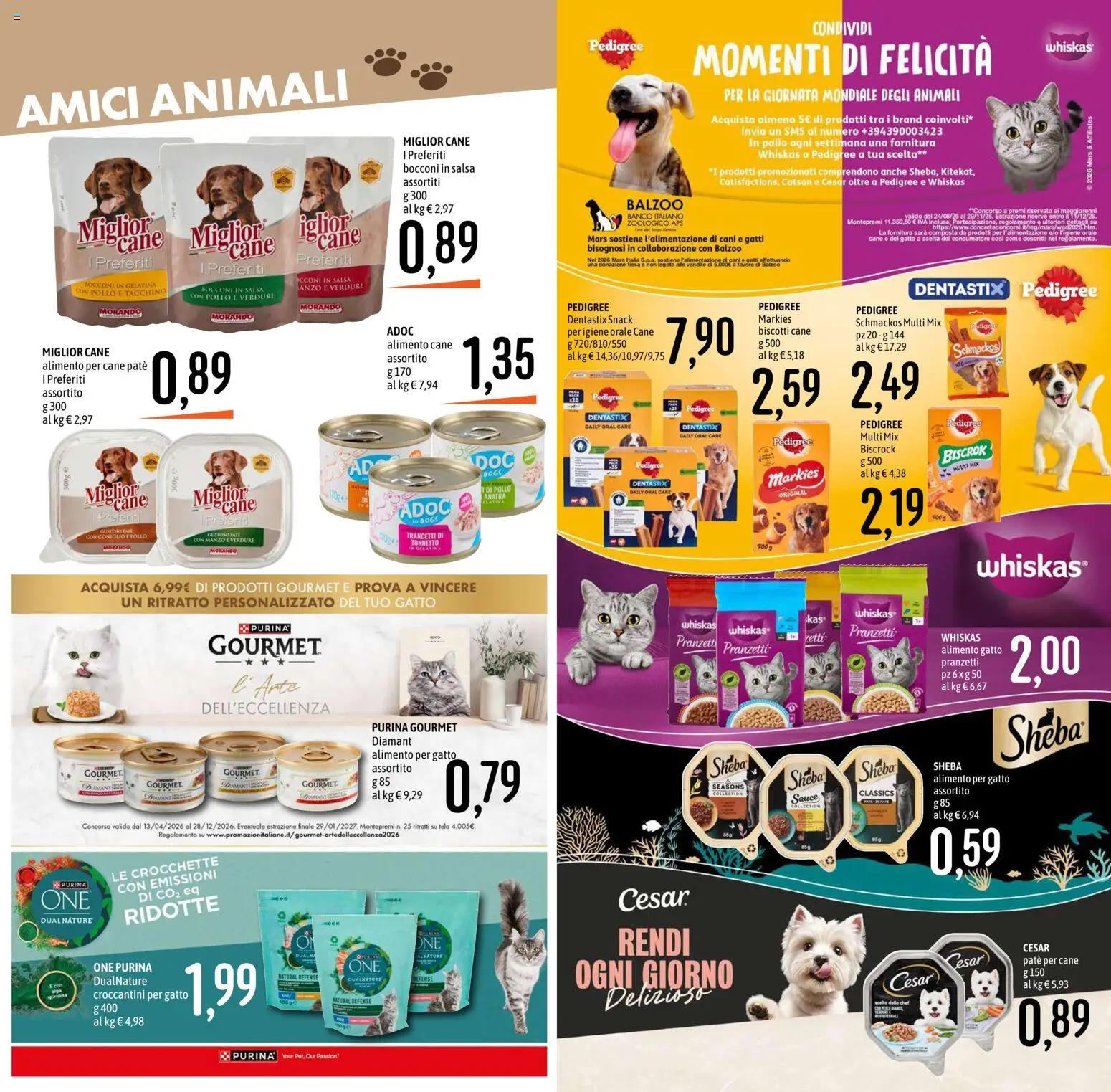 Volantino Emisfero del 10/09/2026 | Pagina: 28 | Prodotti: Verdure, Coniglio, Igiene orale, Anatra