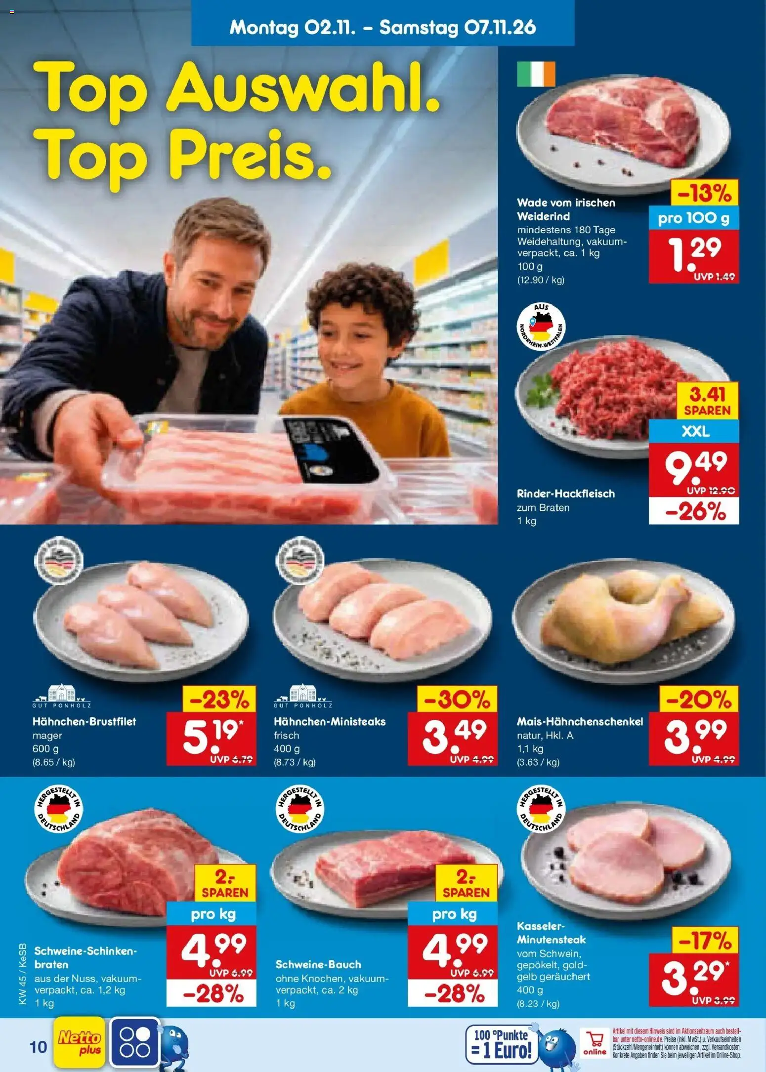 Netto Marken-Discount Prospekt Koblenz – gültig ab 02.11.2026 | Seite: 16 | Produkte: Top, Schweinebauch