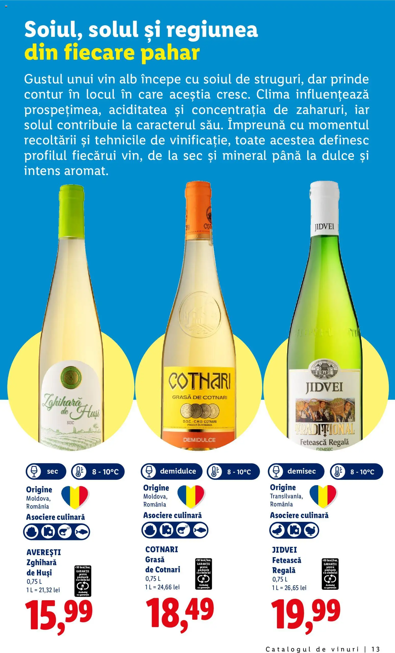 Noul catalog Lidl – valabil de la 28.09.2026 | Pagină: 13 | Produse: Vin alb, Vin