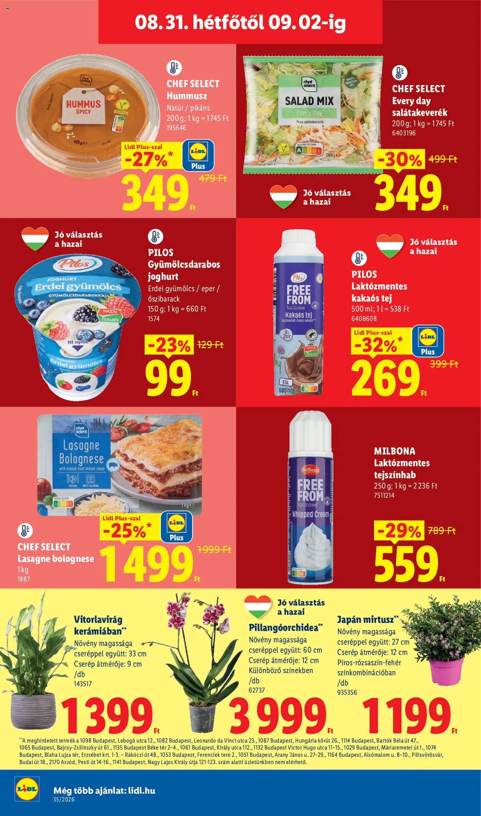 Lidl akciós ujság - amely érvényes a következő dátumtól: 2026.08.27. | Oldal: 66