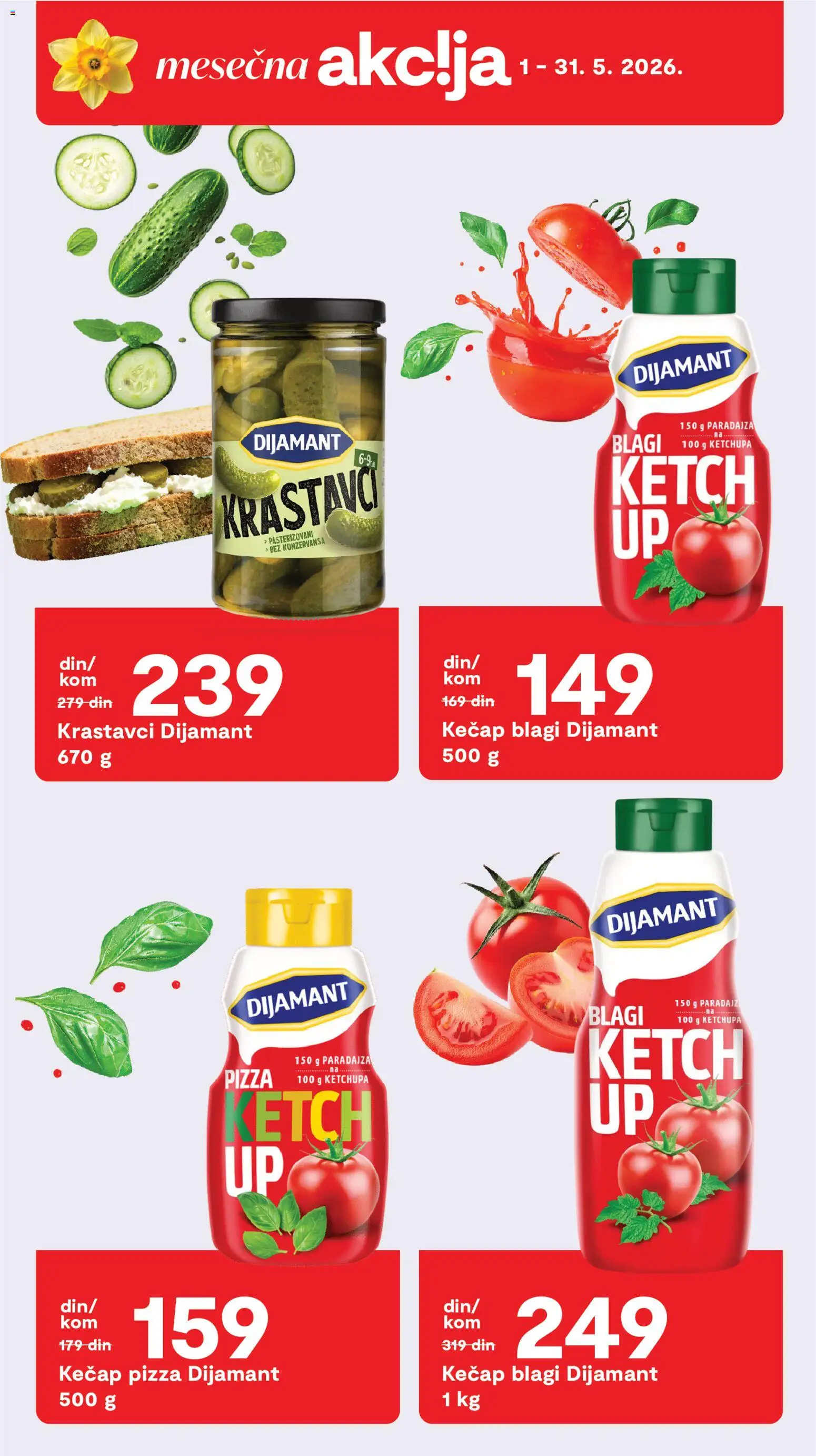 Matijevic katalog - važi od 25.05.2026 | Strana: 19 | Proizvode: Kečap, Krastavci, Paradajz