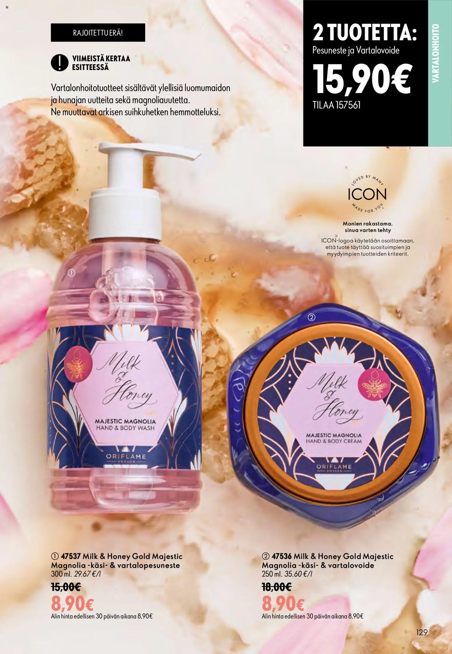 Oriflame tarjoukset – voimassa 16/09/2026 alkaen | Sivu: 129 | Tuotteet: Vartalovoide, Pesuneste