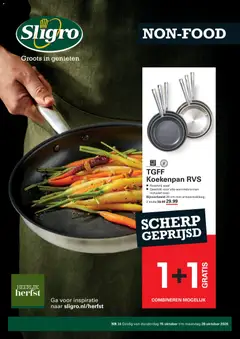 Sligro folder - Non food - Voorbeeld van een folder van Sligro, geldig van 15-10-2026