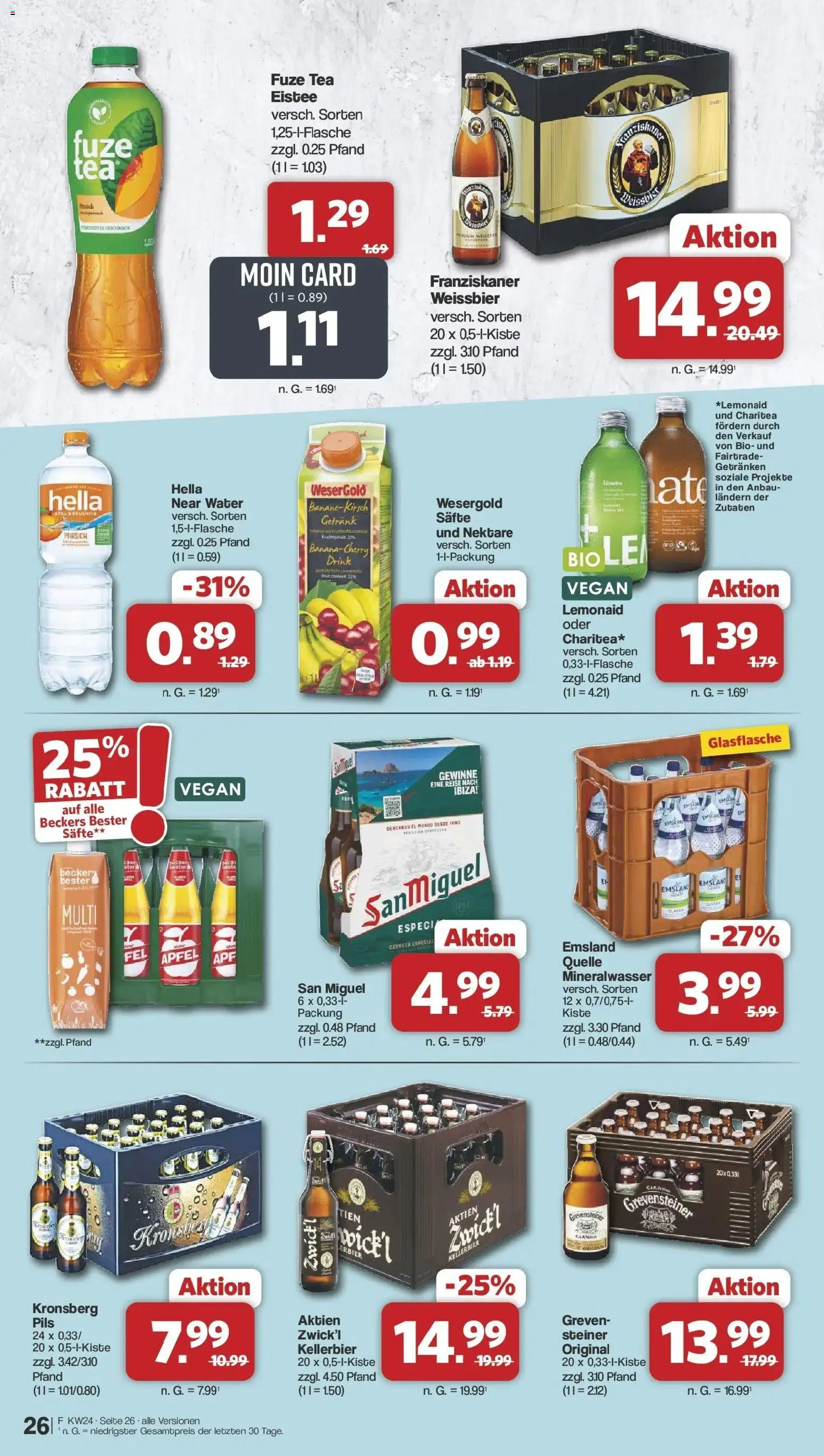 Famila Nordwest Wochenangebote – gültig ab 08.06.2026 | Seite: 28 | Produkte: Epson, Franziskaner, Hella, Limette