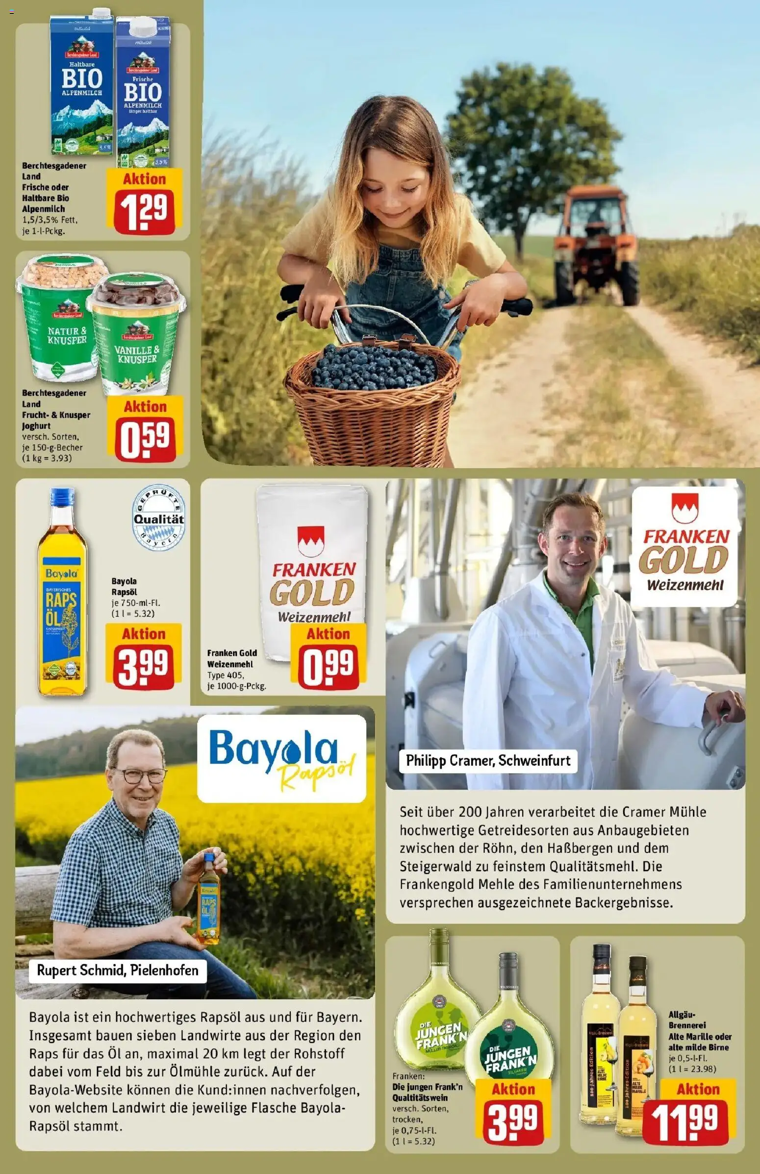 Rewe Prospekt Pegnitz – gültig ab 27.07.2026 | Seite: 25 | Produkte: Joghurt, Öl, Rapsöl, Birne