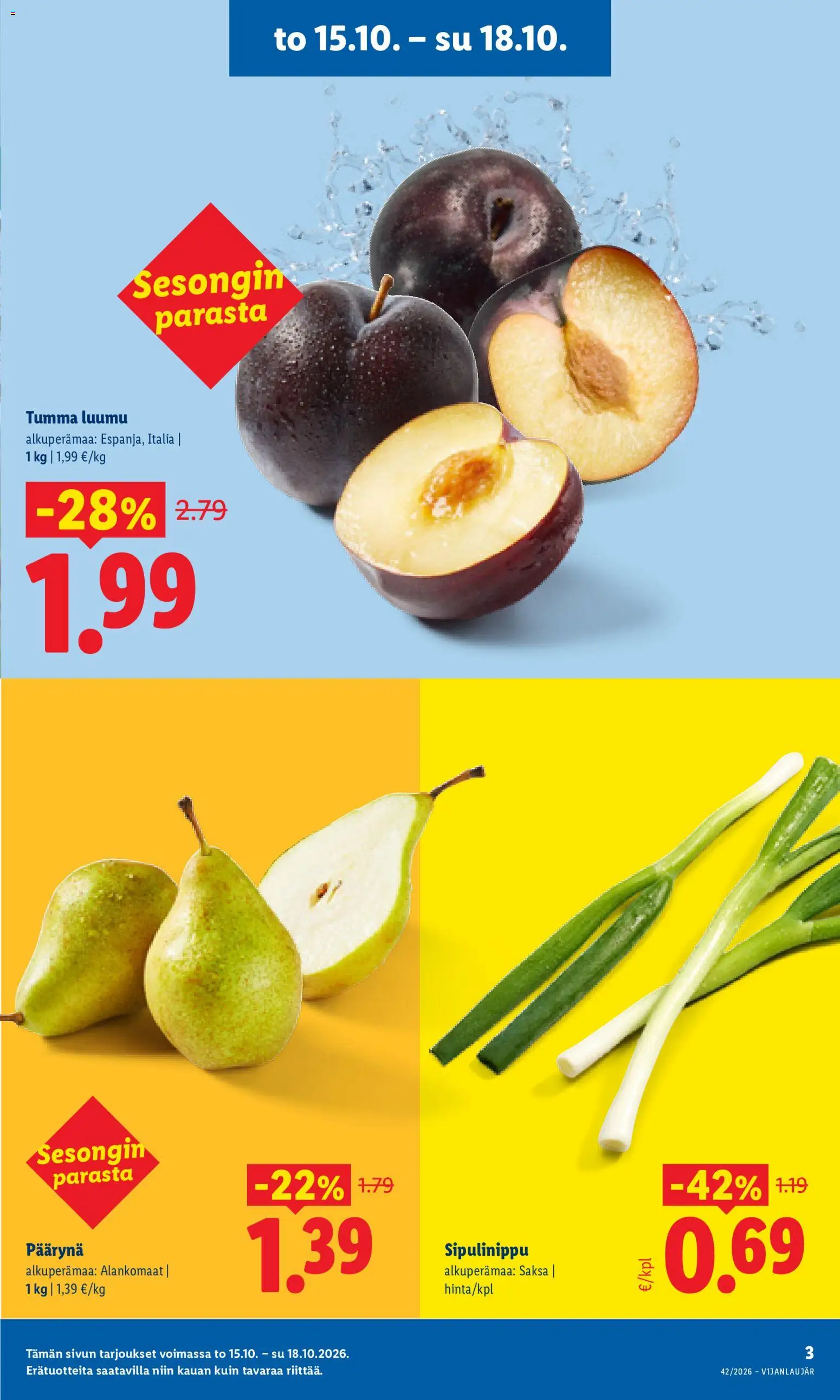 Lidl tarjoukset Vihti – voimassa 15/10/2026 alkaen | Sivu: 3