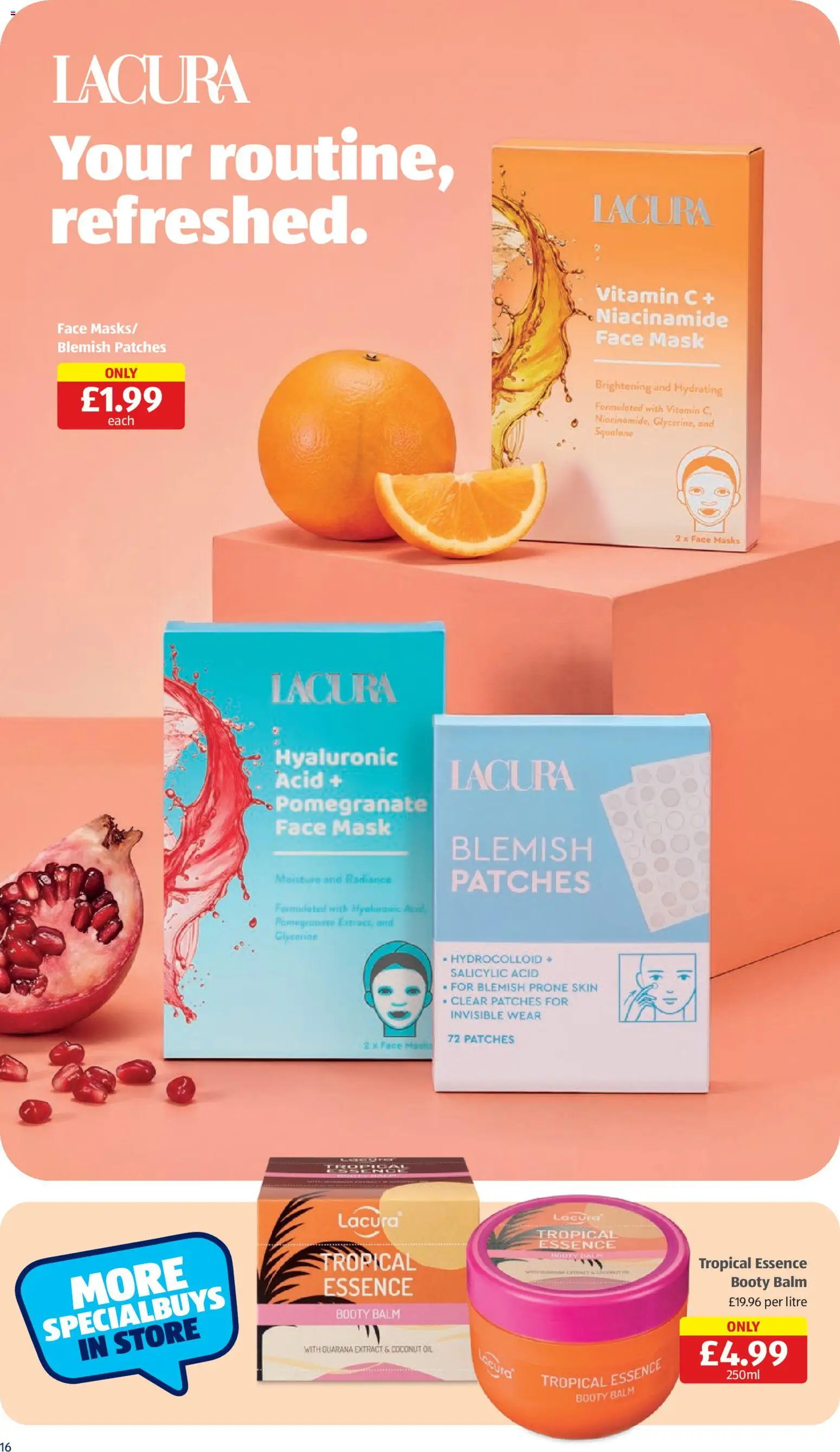 {H1} | Page: 16 | Products: Coconut oil, Mask, Oil, Face masks