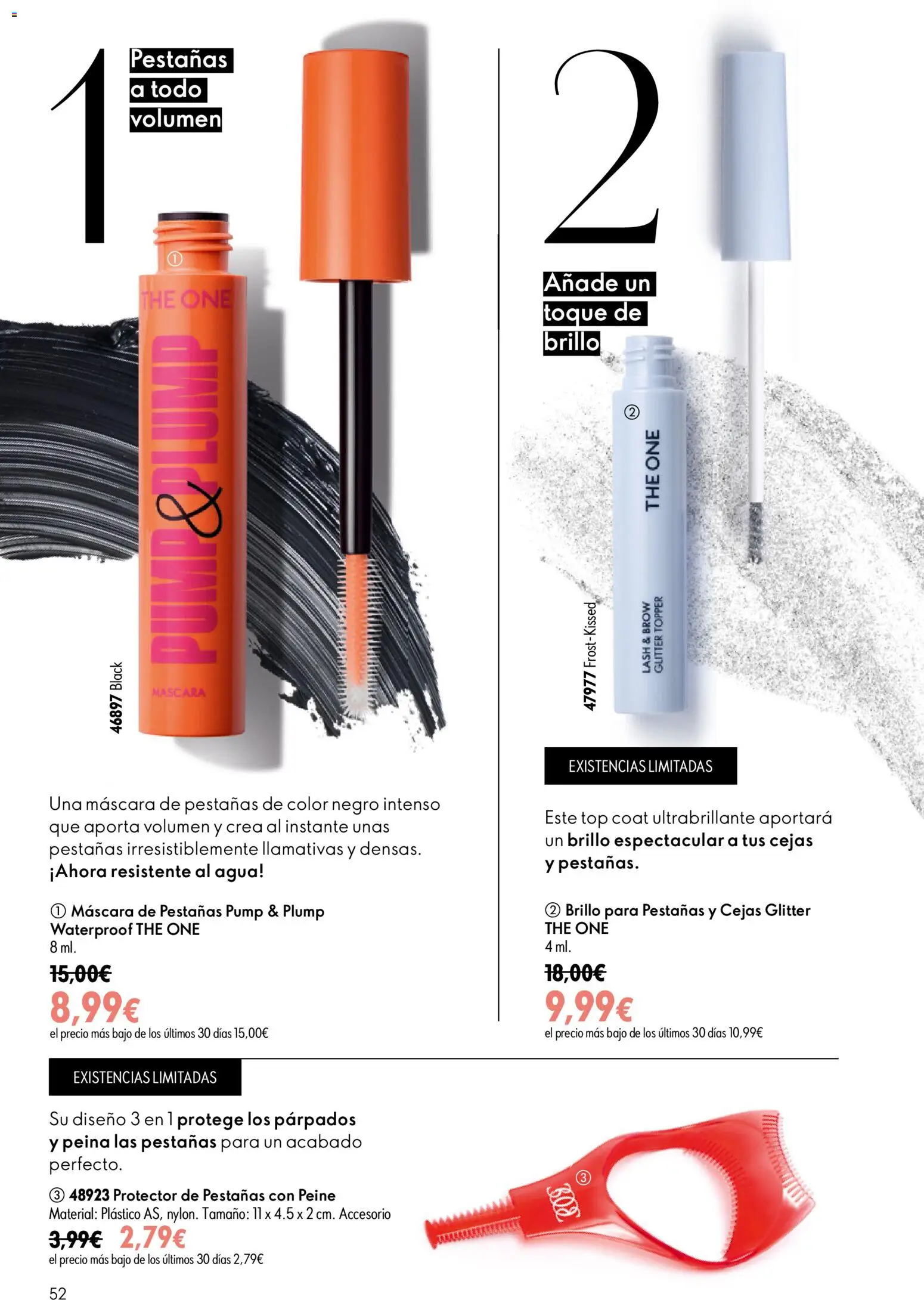 Oriflame - Catálogo Campaña 9 │ válido desde el 24/06/2026 | Página: 52 | Productos: Máscara, Máscara de pestañas