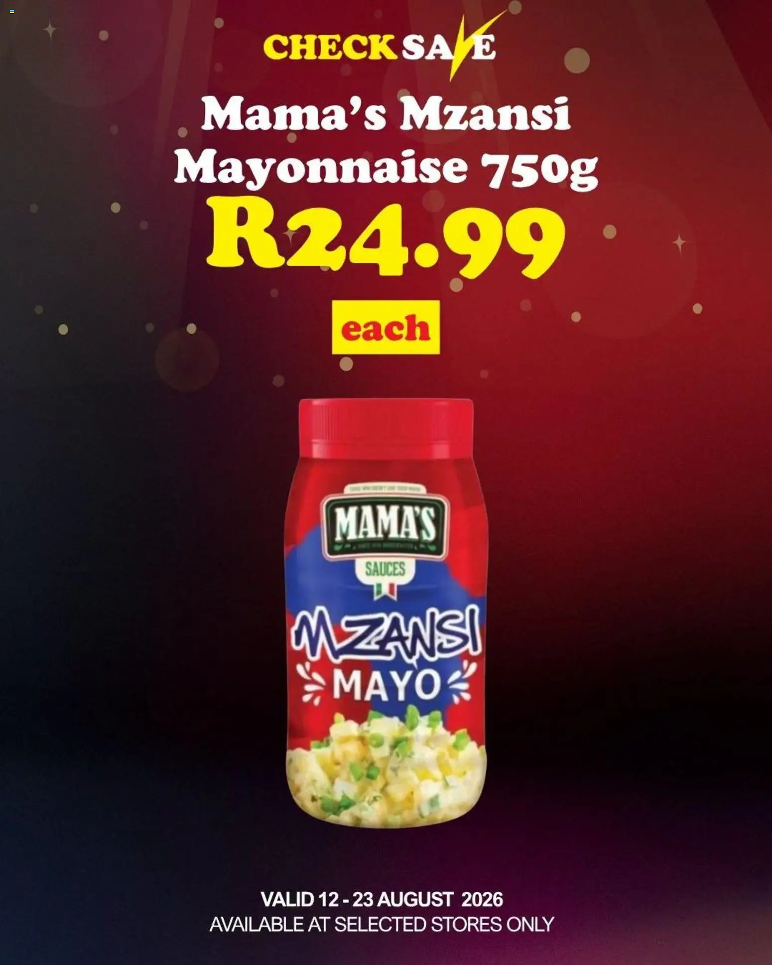 New Check Save catalogue – valid from 12/08/2026 | Page: 9 | Products: Sauces, Mayonnaise