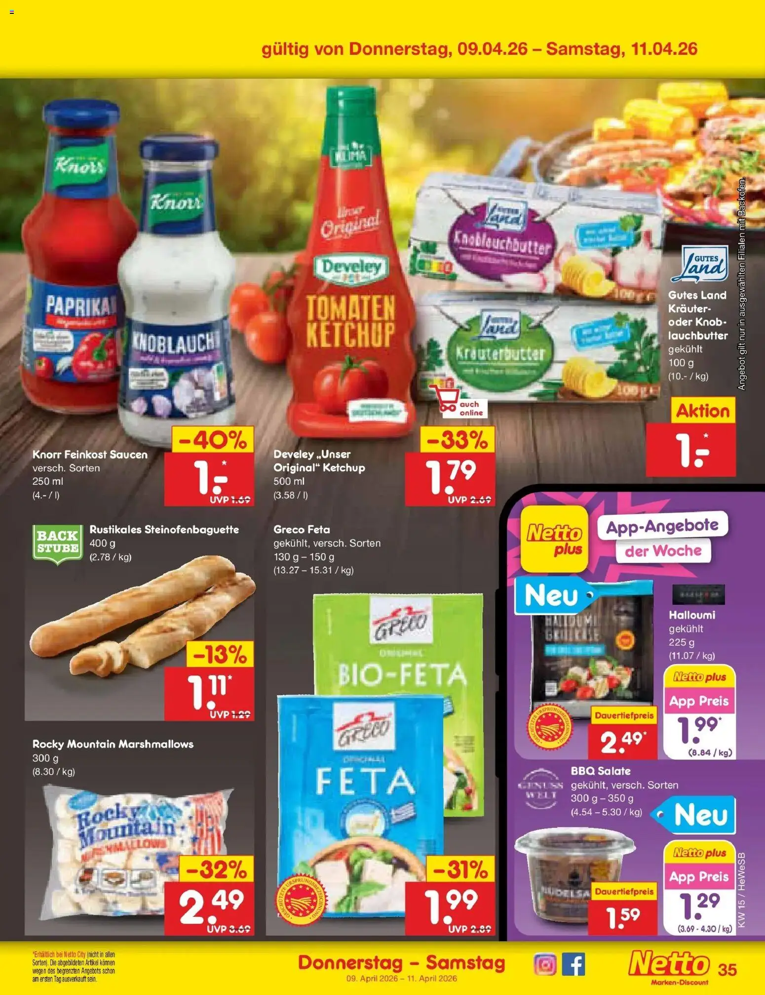 Netto Marken-Discount Prospekt Hamburg	 – gültig ab 07.04.2026 | Seite: 45 | Produkte: Knorr, Paprika, Knoblauch, Ketchup