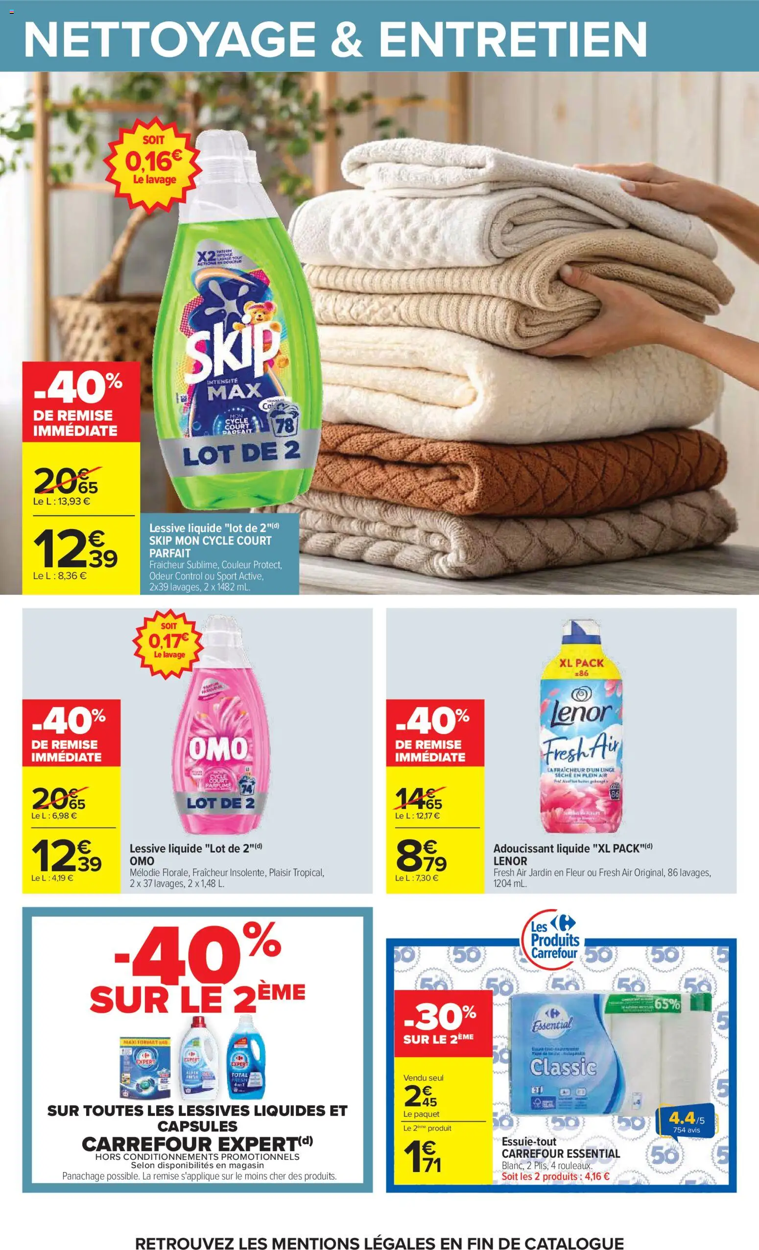 {H1} | Page: 51 | Produits: Essuie-tout, Lenor, Capsules, Lessive