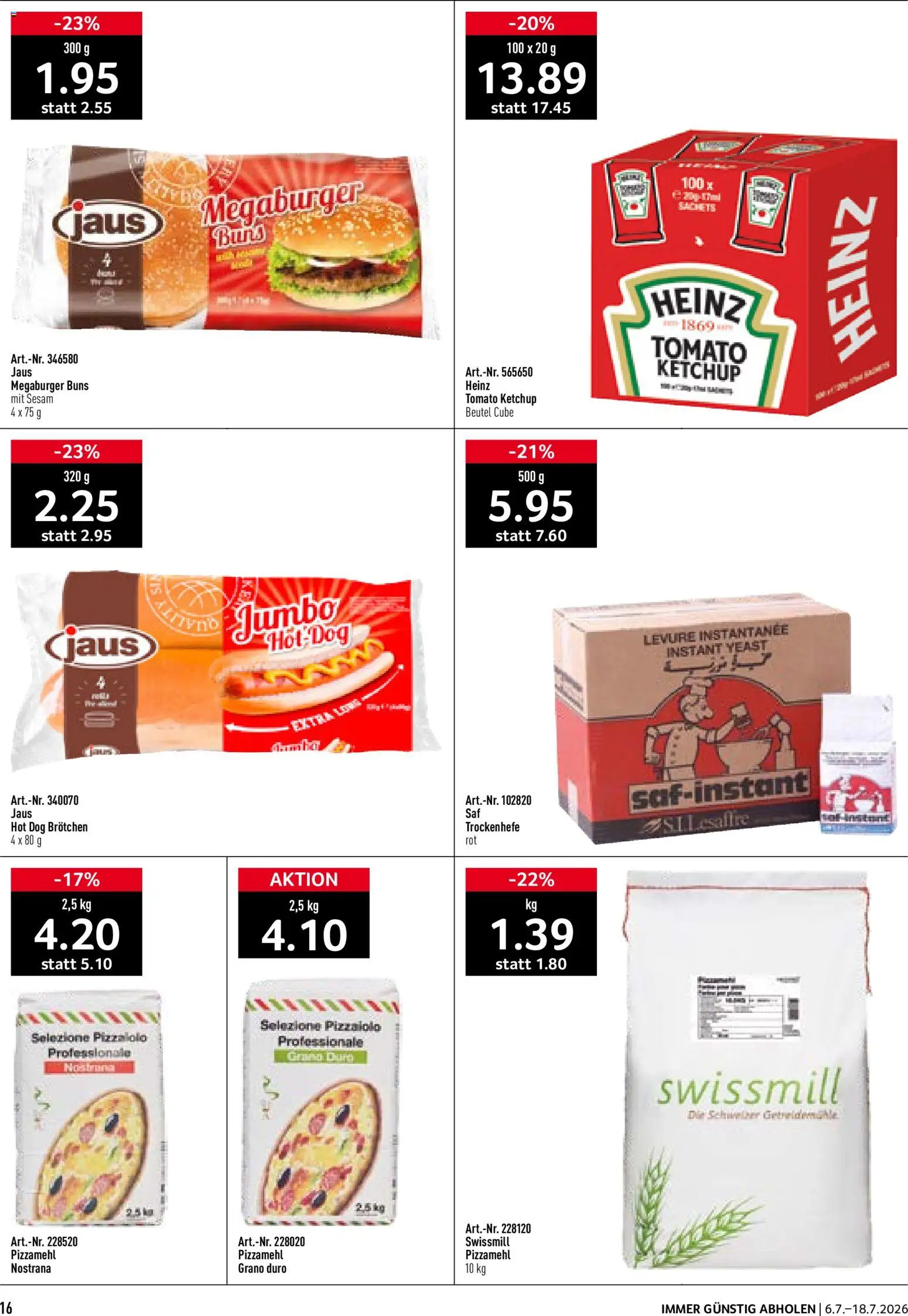 Prodega Aktionen Take Away – gültig ab 06.07.2026 | Seite: 16 | Produkte: Ketchup