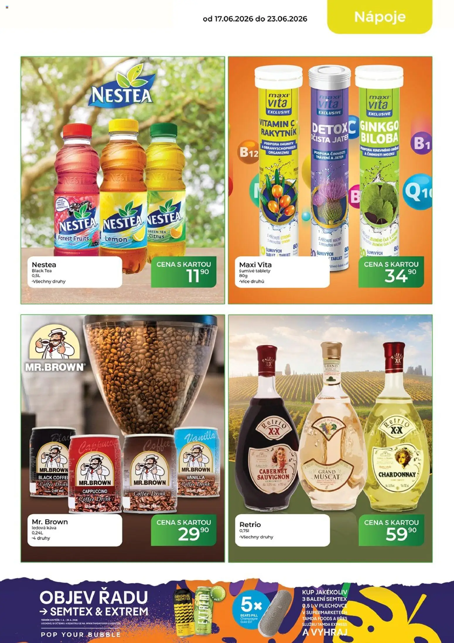 Tamda Foods leták od 17.06.2026 | Strana: 13 | Produkty: Ledová káva, Káva, Semtex, Cappuccino