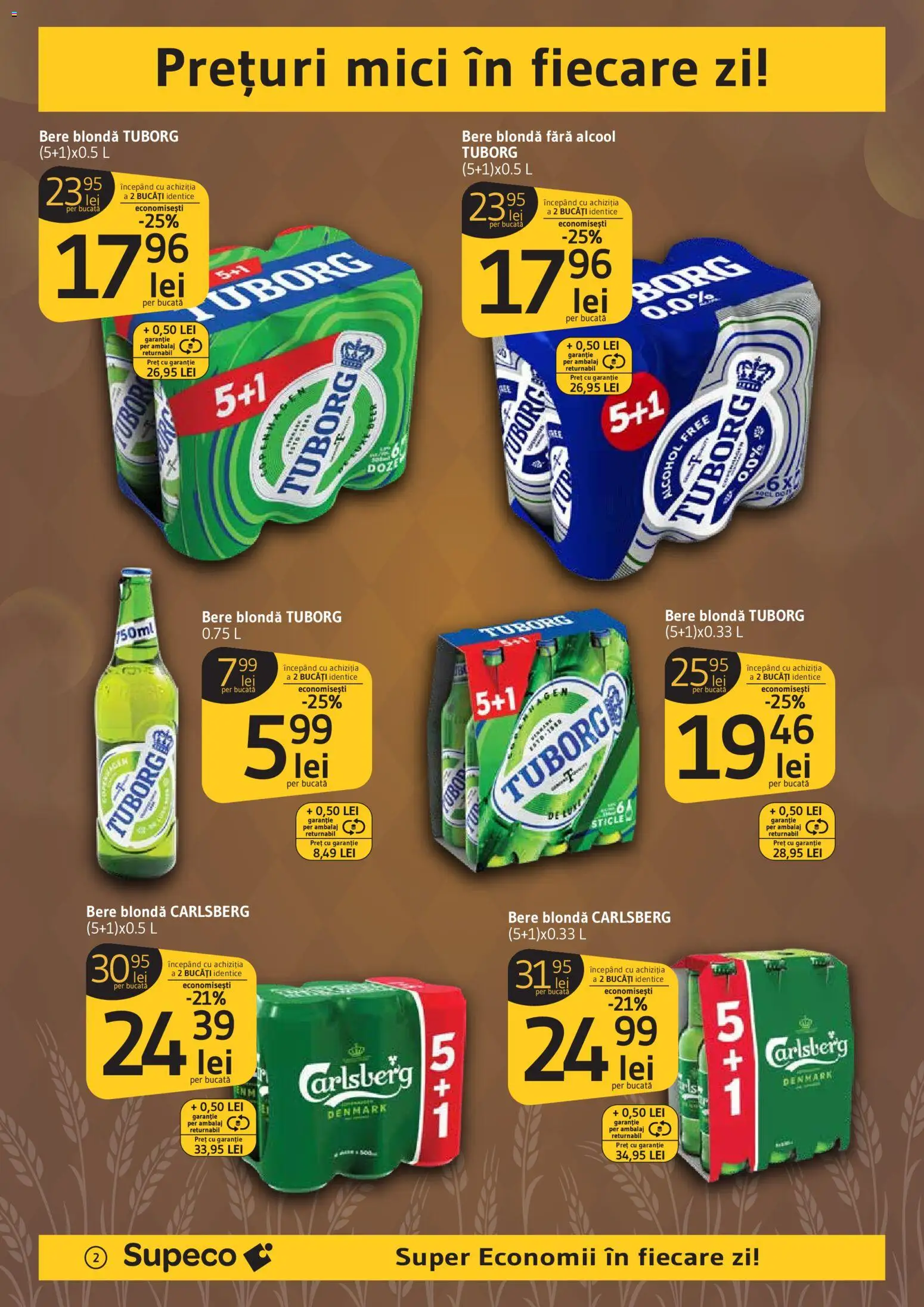 Noul catalog Supeco – valabil de la 11.06.2026 | Pagină: 2 | Produse: Mici, Bere