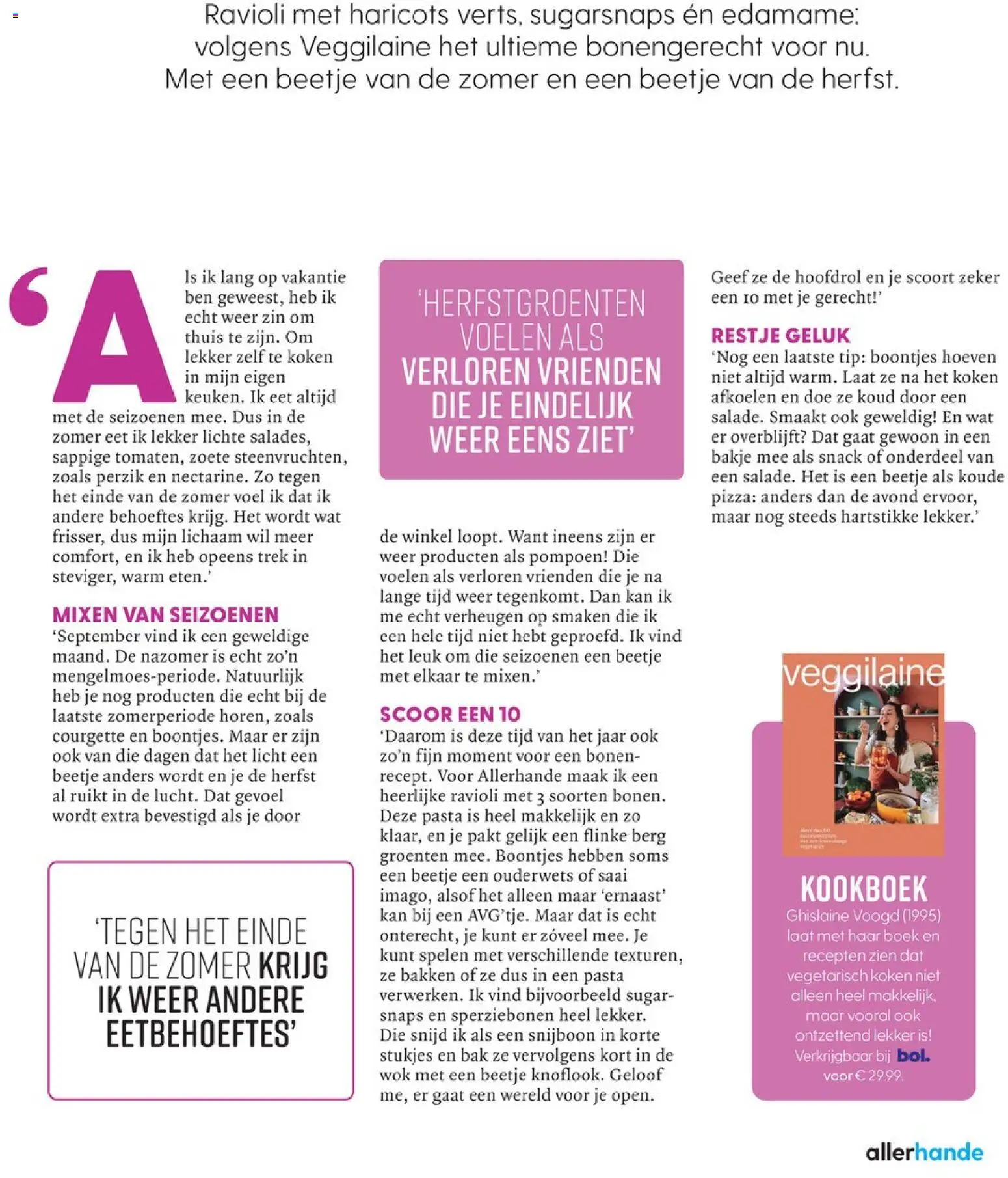{H1} | Pagina: 100 | Producten: Pompoen, Courgette, Pizza, Boek
