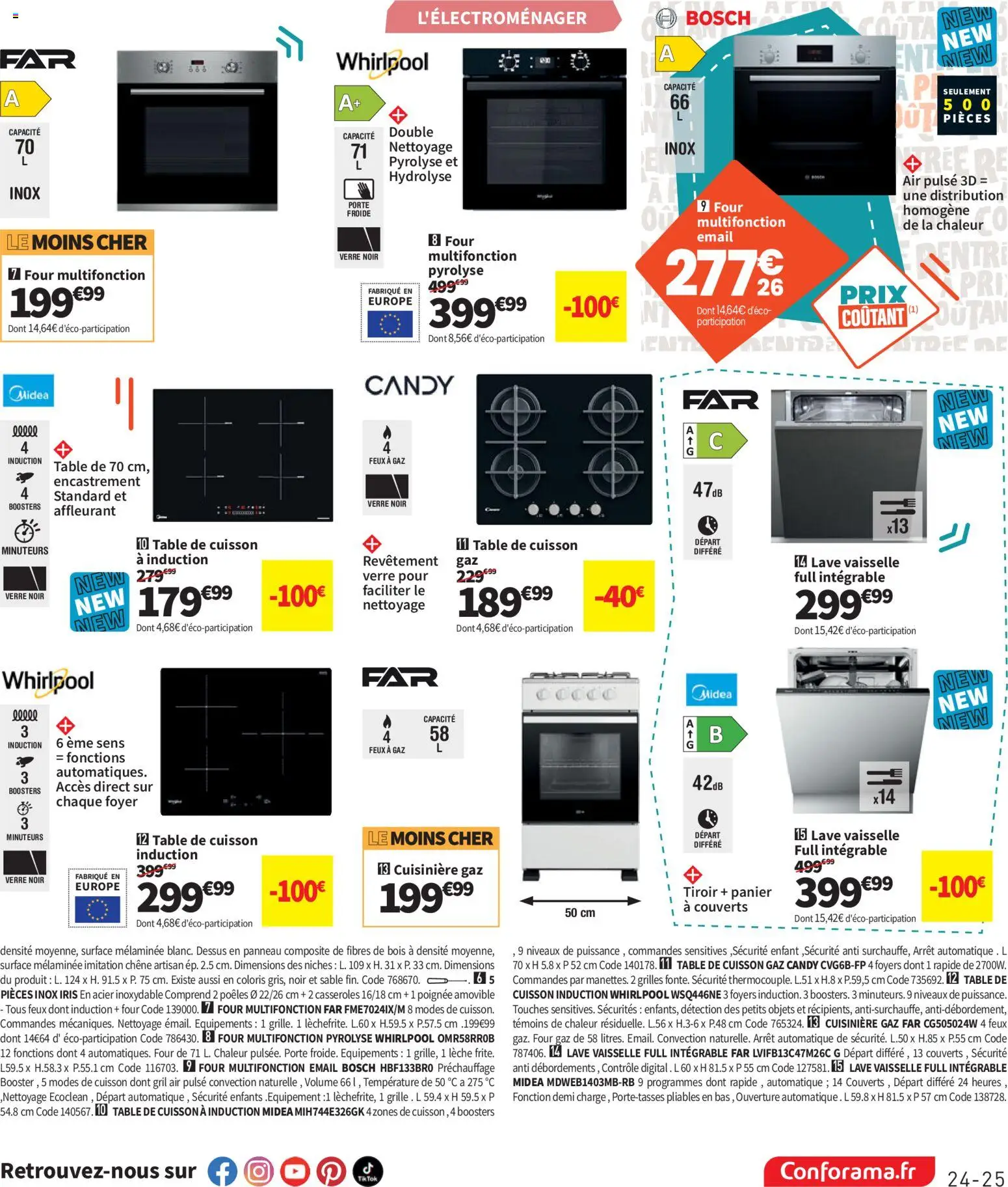 {H1} | Page: 25 | Produits: Casseroles, Cuisinière, Table, Panier