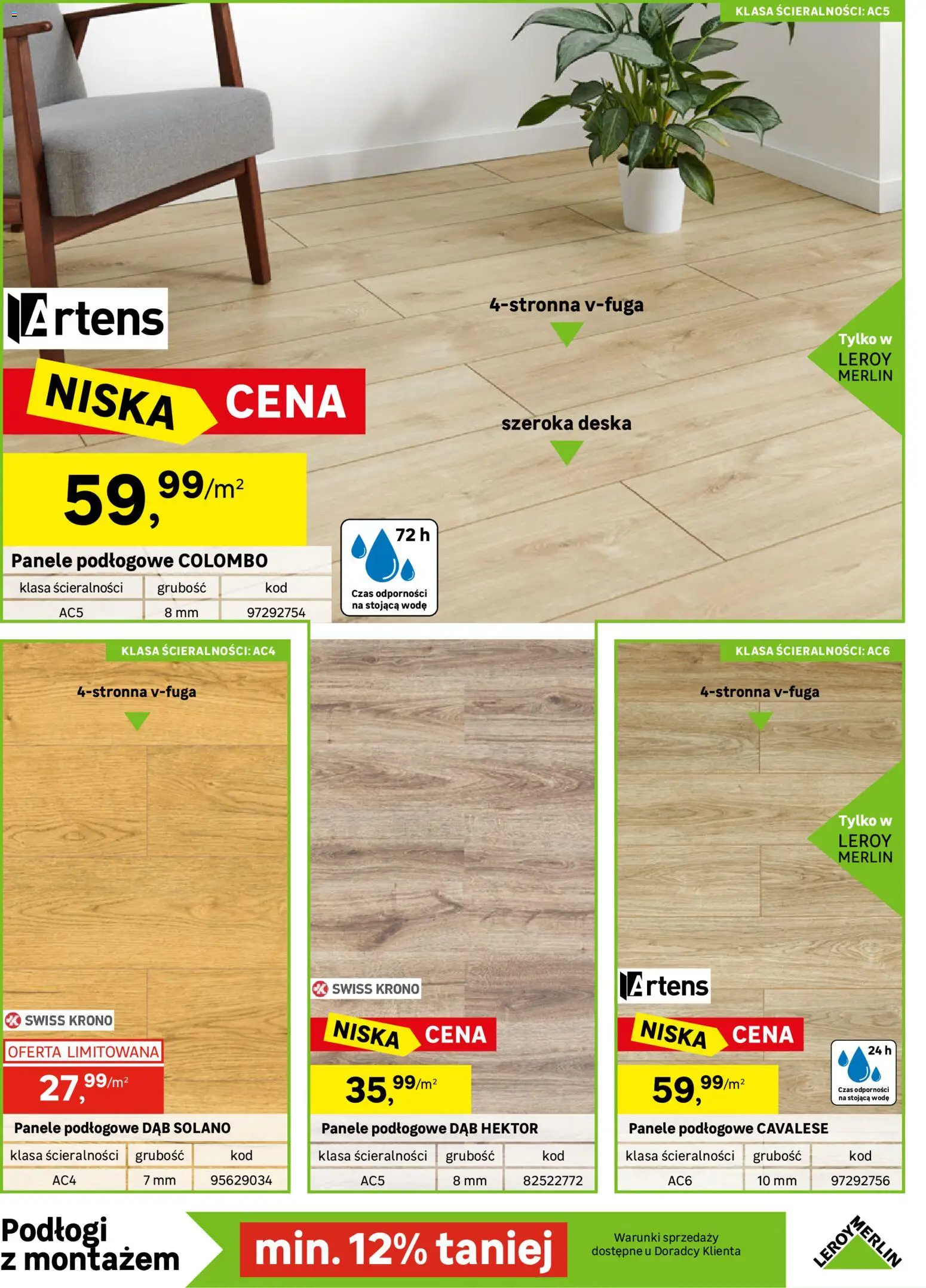 Leroy Merlin gazetka od 30.09.2026 | Strona: 17 | Produkty: Panele podłogowe