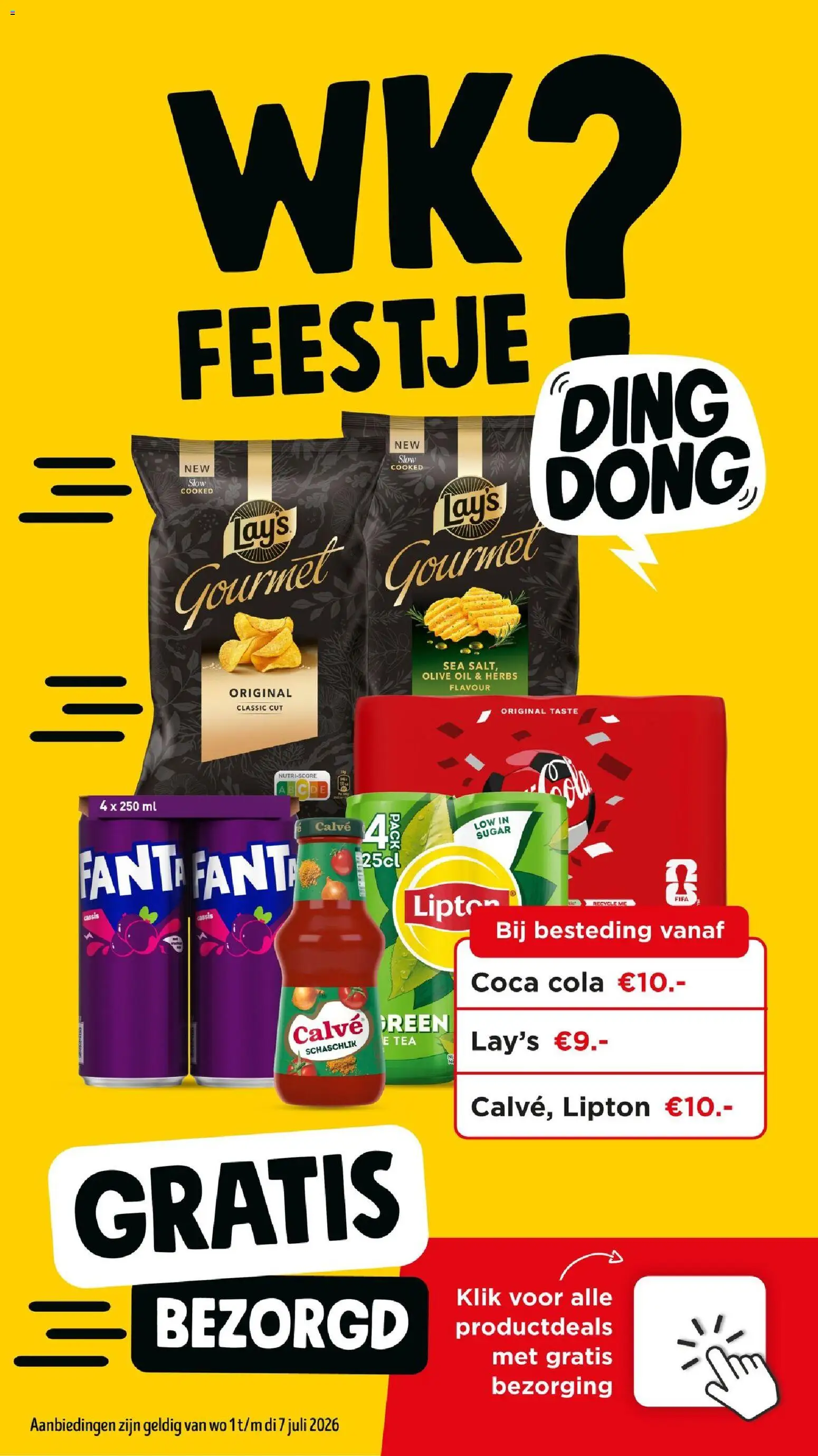 {H1} | Pagina: 39 | Producten: Chips, Coca Cola, Fanta, Cassis