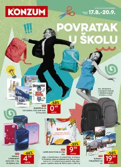 Konzum ponuda - Pregled kataloga iz trgovine Konzum, vrijedi od 17.08.2026
