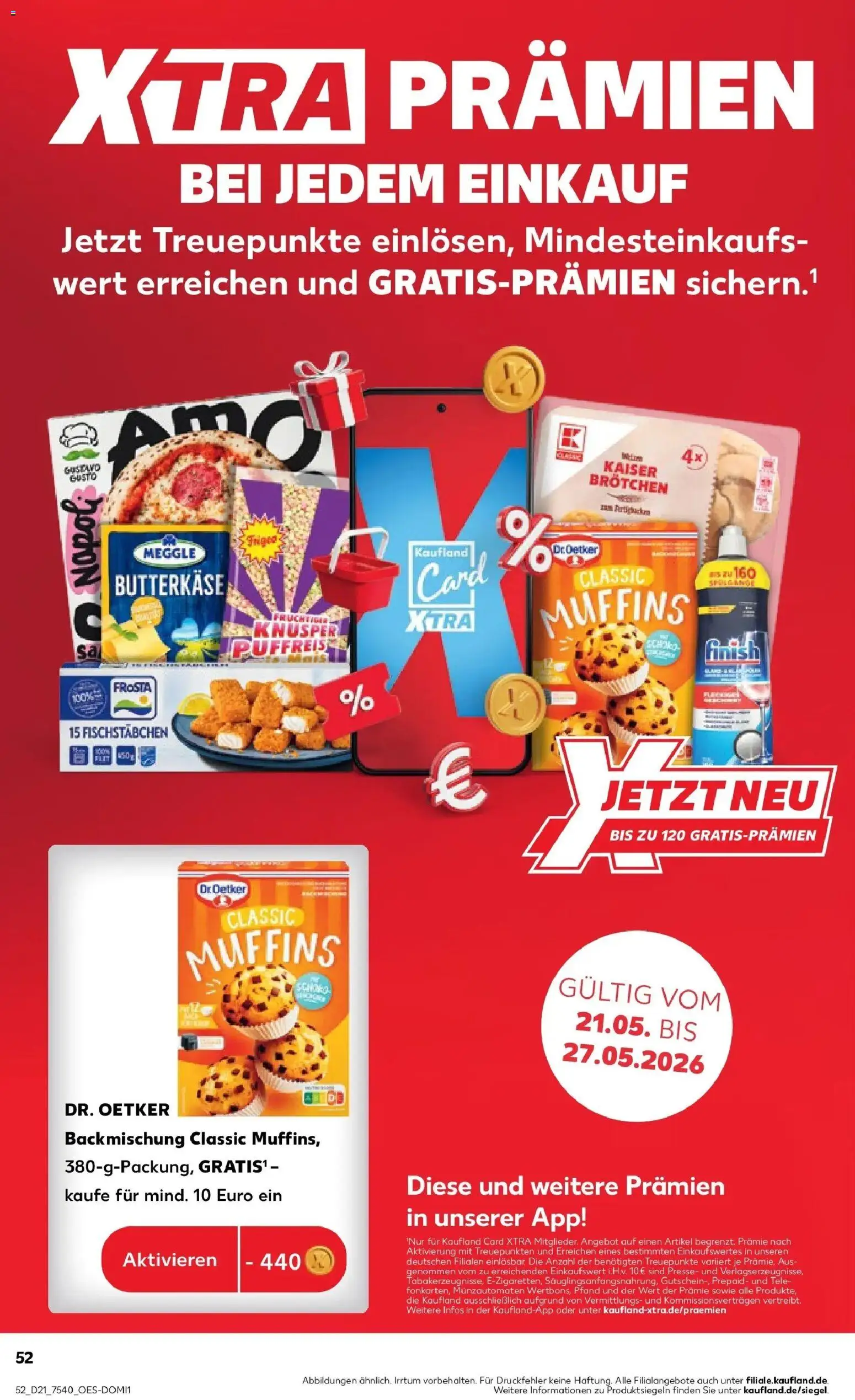Kaufland Prospekt Oranienburg – gültig ab 18.05.2026 | Seite: 57 | Produkte: Presse, Finish, Frosta, Fischstabchen