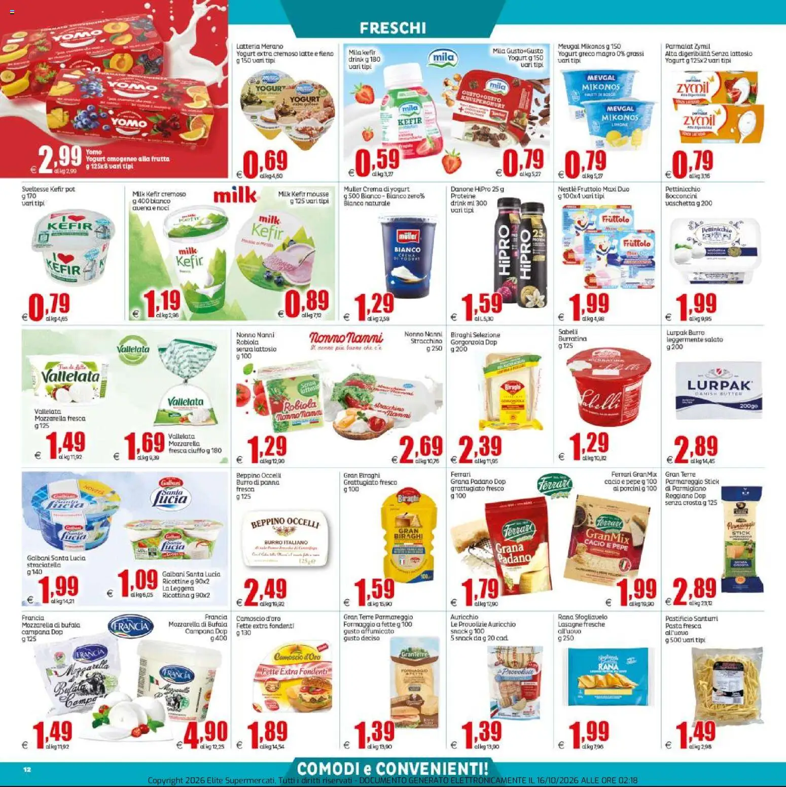 Volantino Elite Supermercati del 16/10/2026 | Pagina: 12