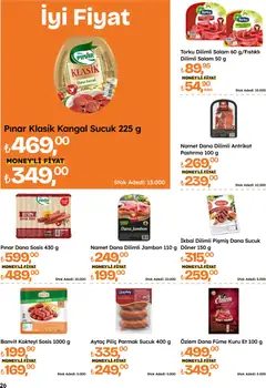 08 Ekim 2026 tarihinden itibaren geçerli olan Migros kataloğu önizlemesi | Sayfa: 26