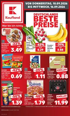 Kaufland Prospekt Finsterwalde ab 10.09.2026 gültig