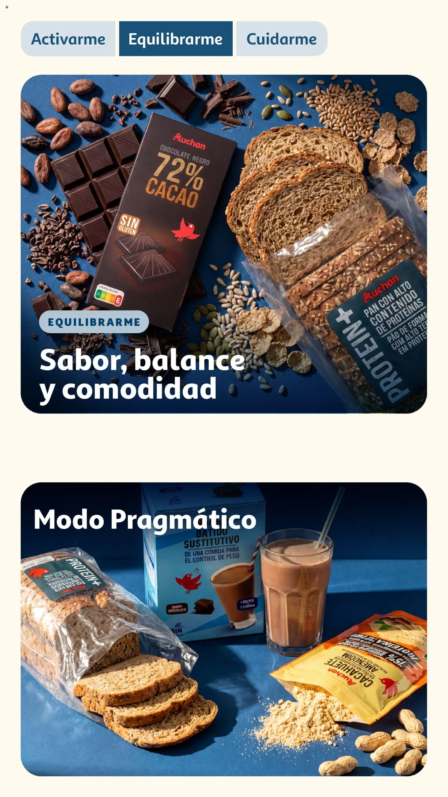 Alcampo - ALC Nutrición activa Rendimiento diario │ válido desde el 15.06.2026 | Página: 8 | Productos: Pan, Chocolate, Peso, Φρυγανιές σικάλεως