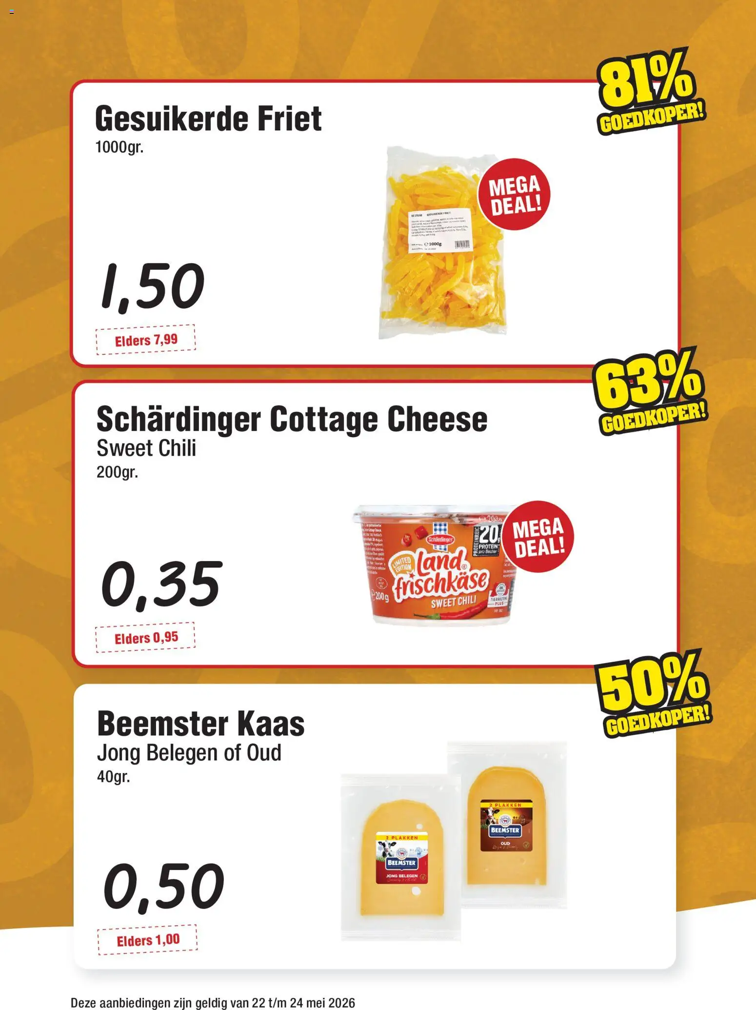 {H1} | Pagina: 2 | Producten: Kaas, Friet